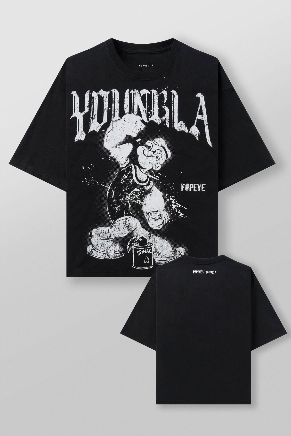 4195 - Popeye Tees - Black