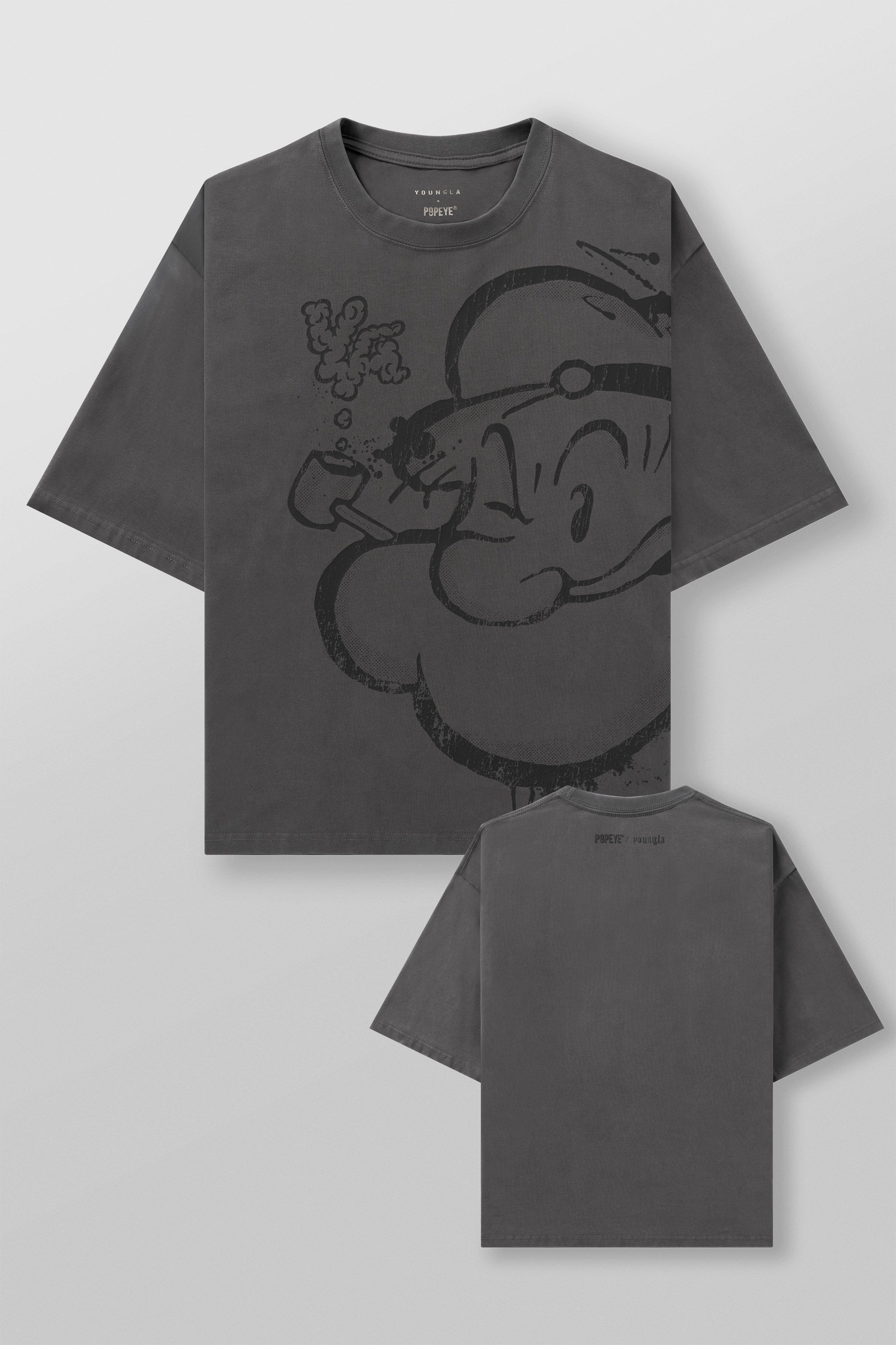 4195 - Popeye Tees - Charcoal
