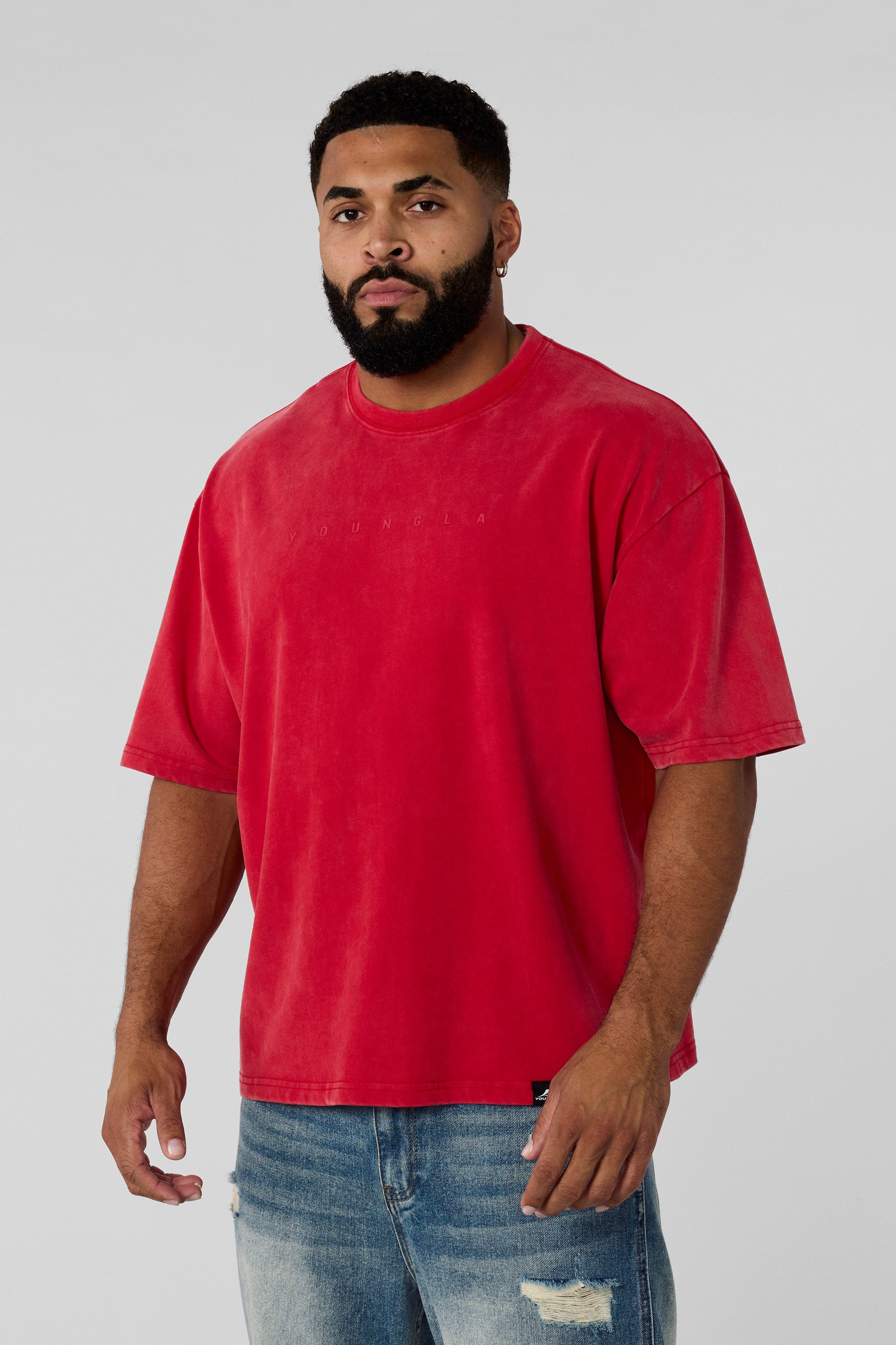 4219 - Summer Peached Tees - Red Wash