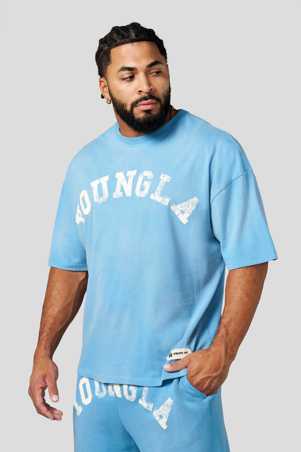 4239 - Arc Collection - Tees - Sky Blue Wash