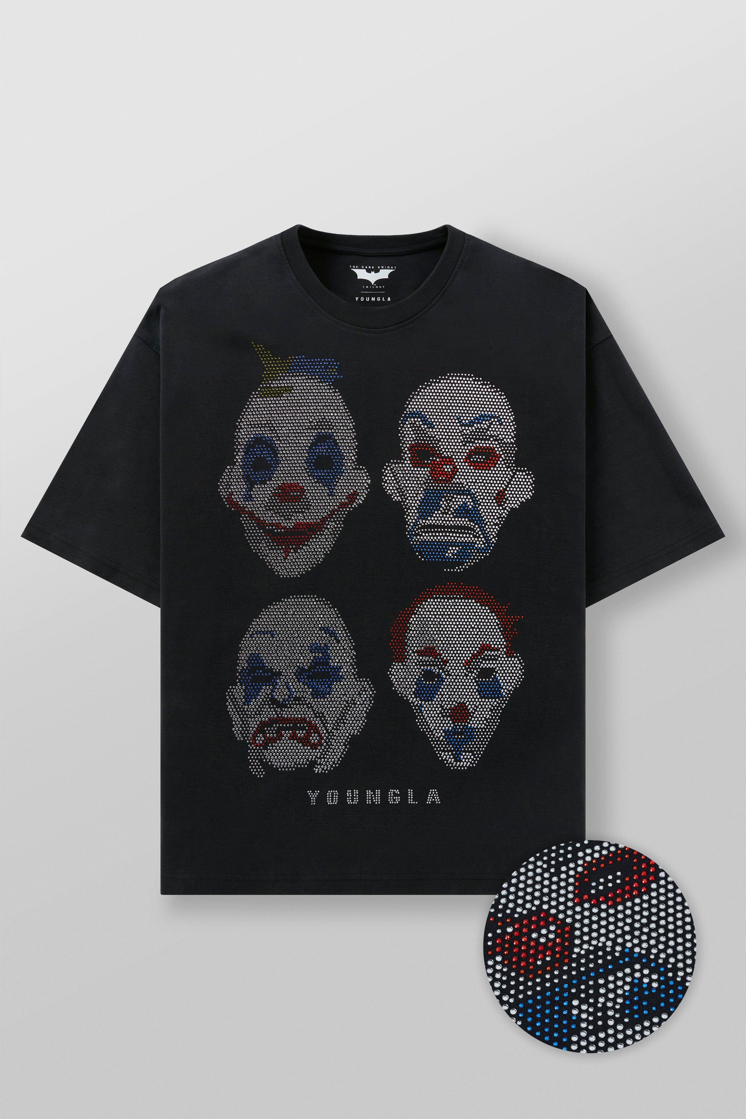 4257 - Batman Rhinestone Tees - Clowns R