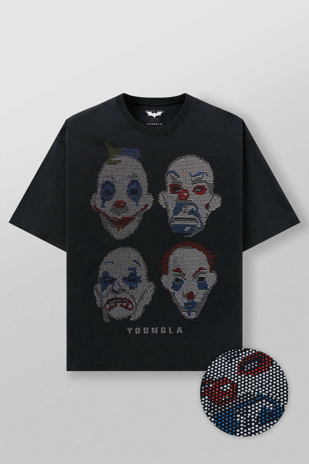 4257 - Batman Rhinestone Tees - Clowns R