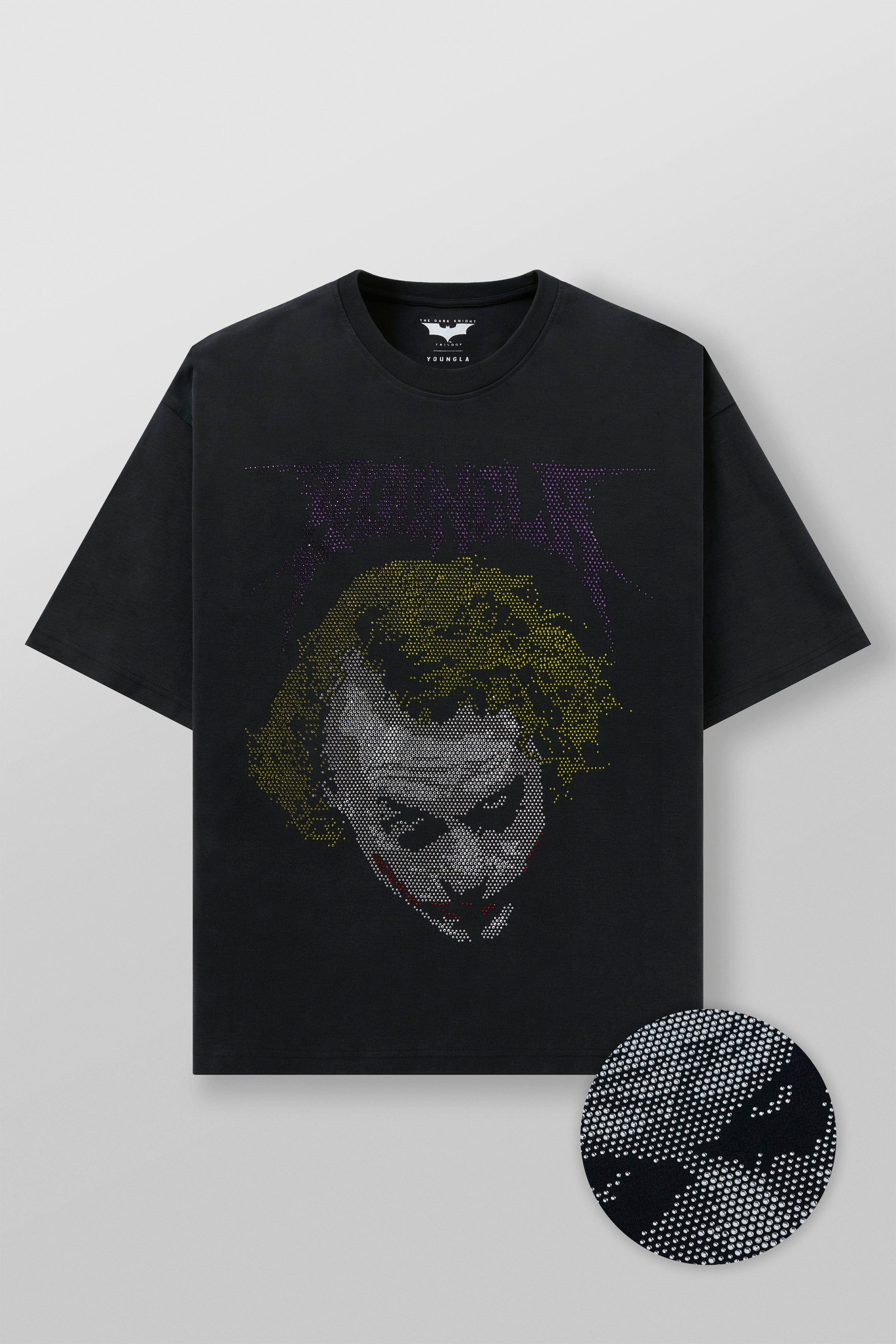 4257 - Batman Rhinestone Tees - Joker R