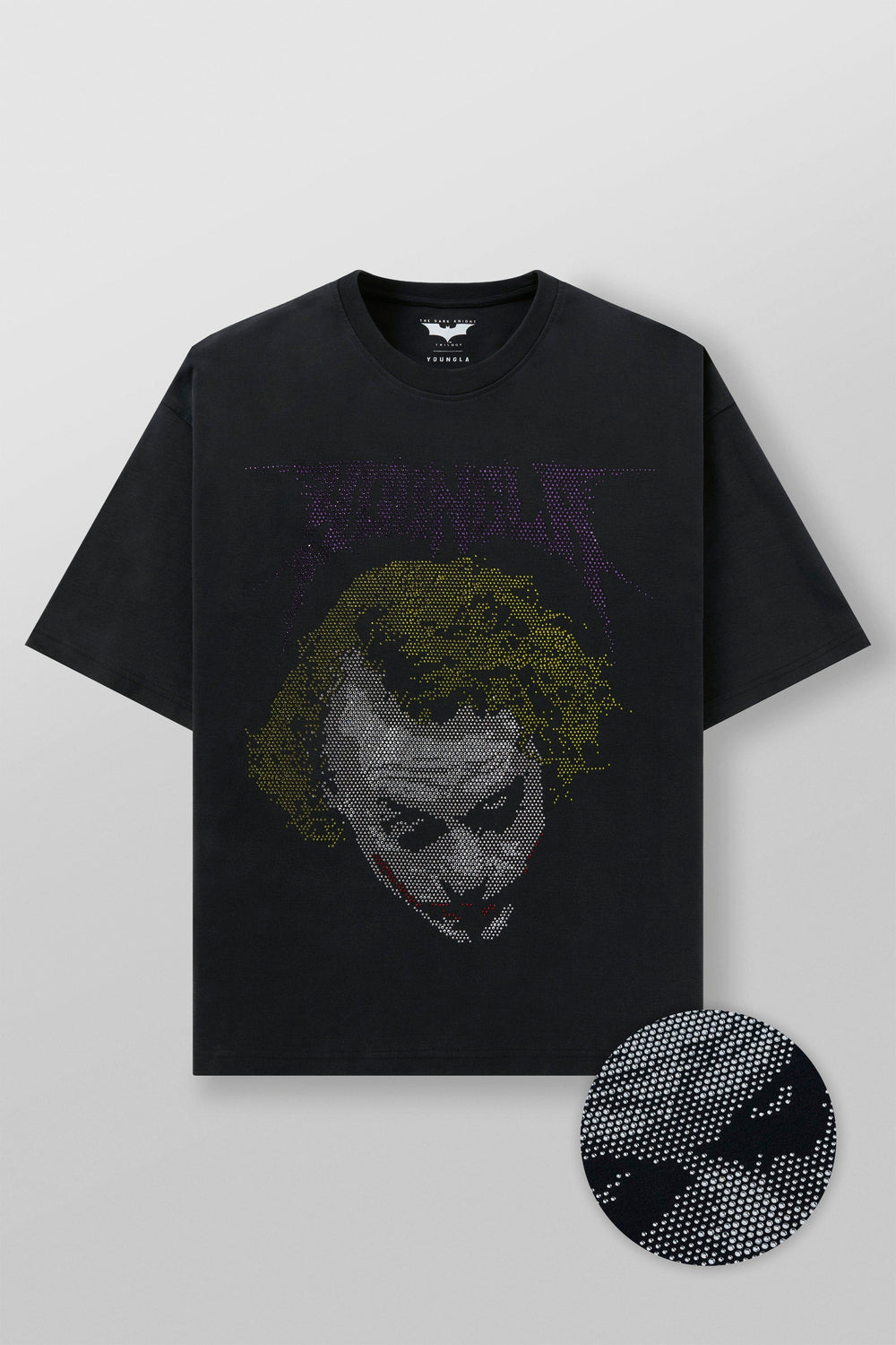 4257 - Batman Rhinestone Tees - Joker R