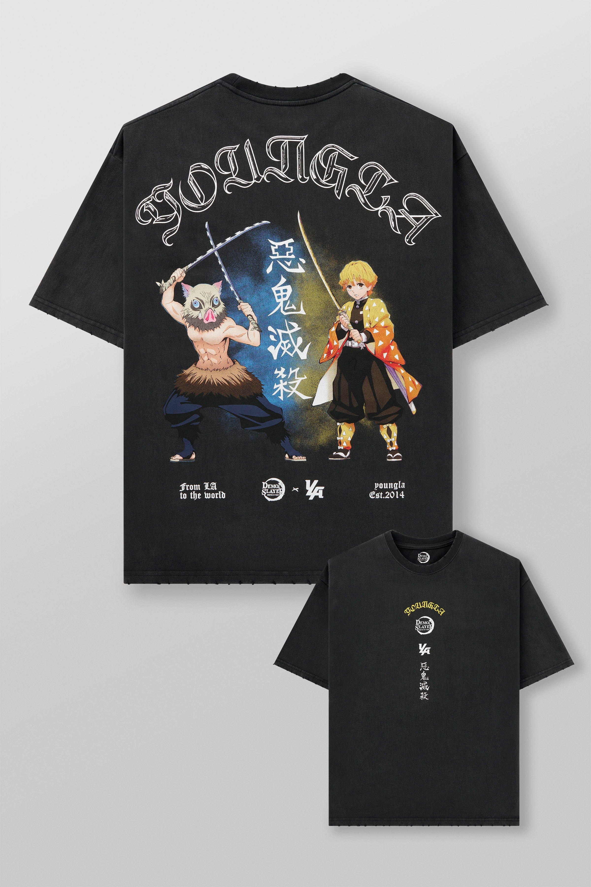 4266 - Demon Slayer: Kimetsu no Yaiba - Character Tees - Swordsmen Duo