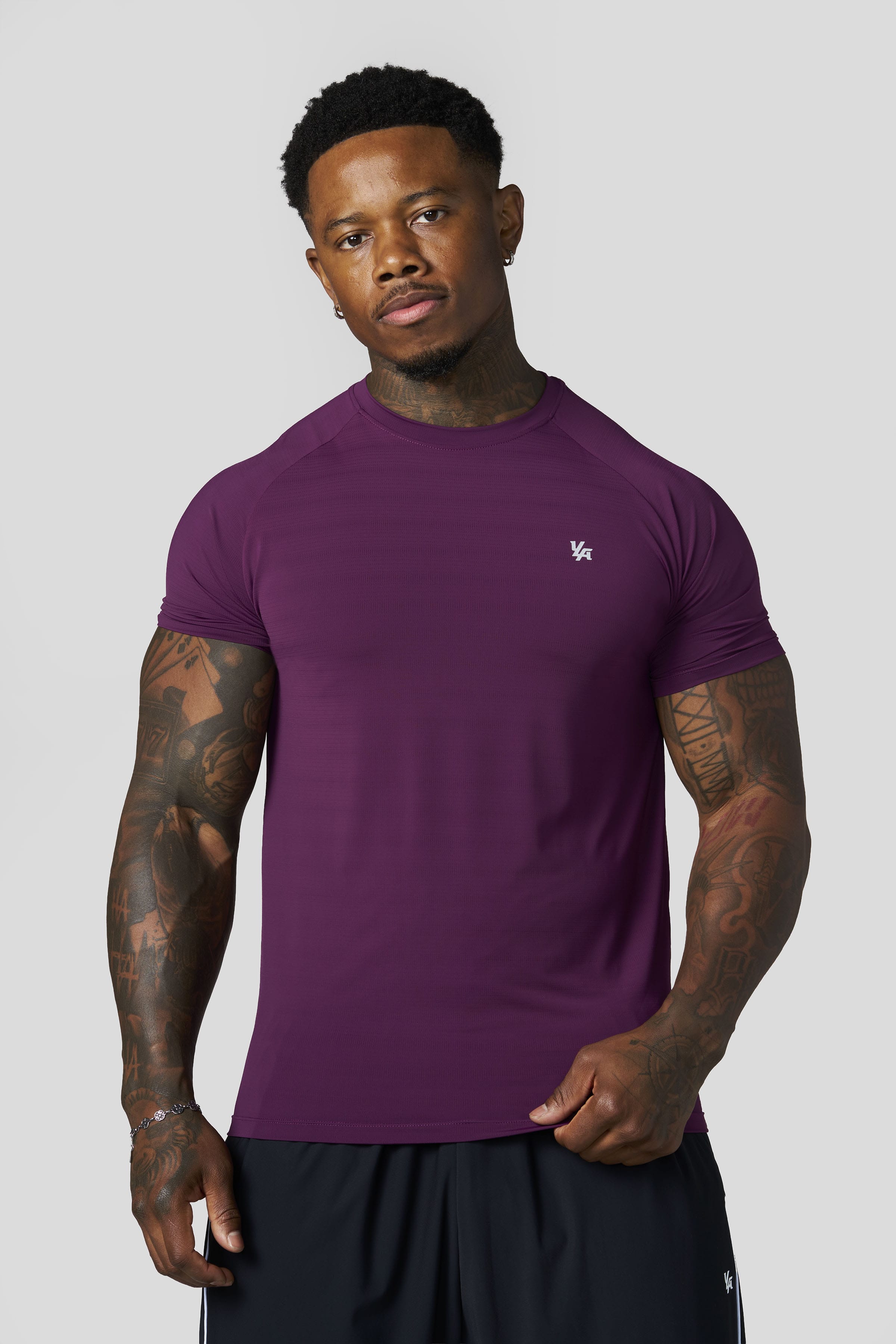 4275 - Liquid Compression Tees - Grape