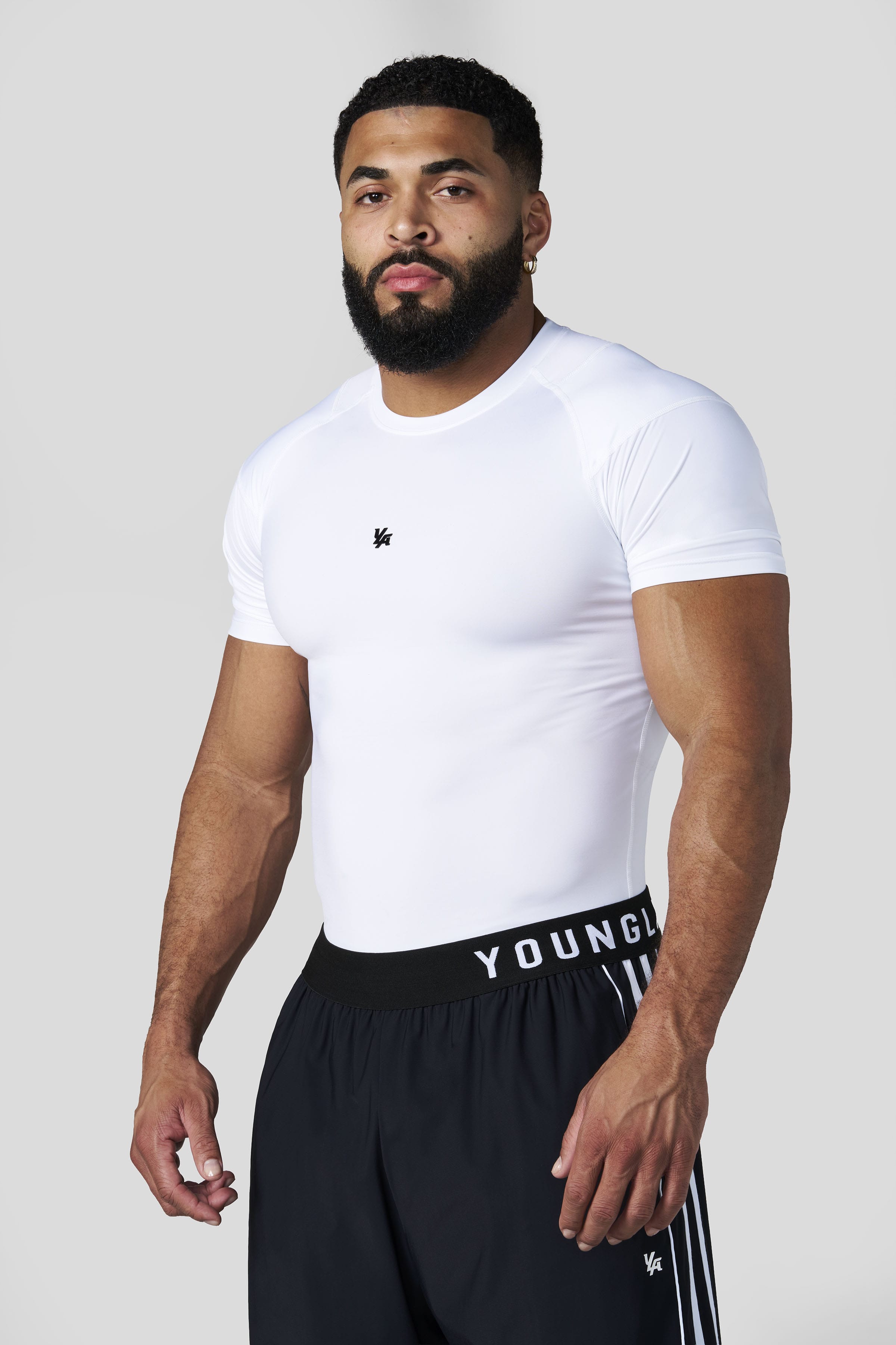 4282 - Posture Compression Tees - White