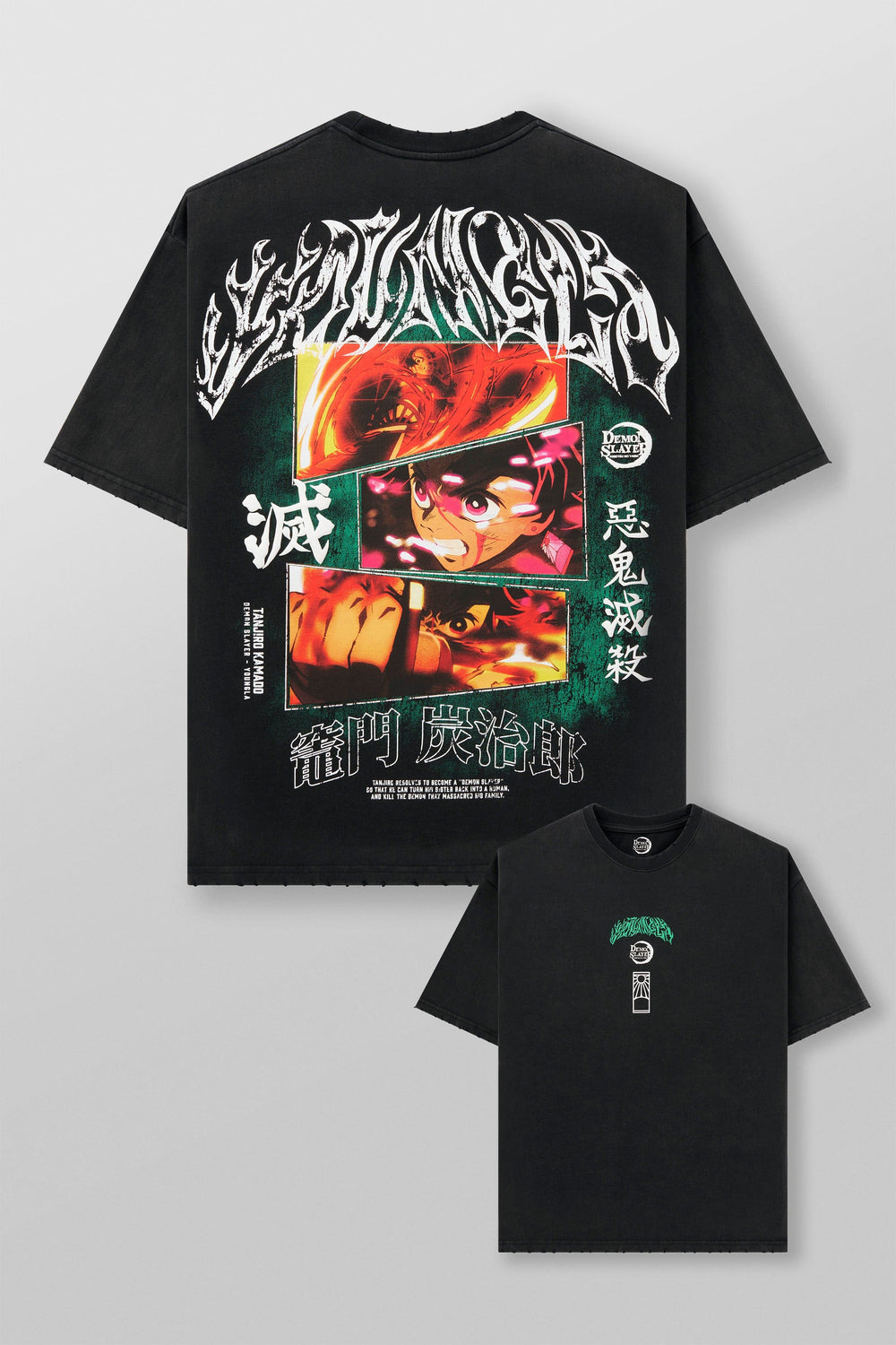 4297 - Demon Slayer: Kimetsu no Yaiba - Anime Tees - Hinokami Kagura