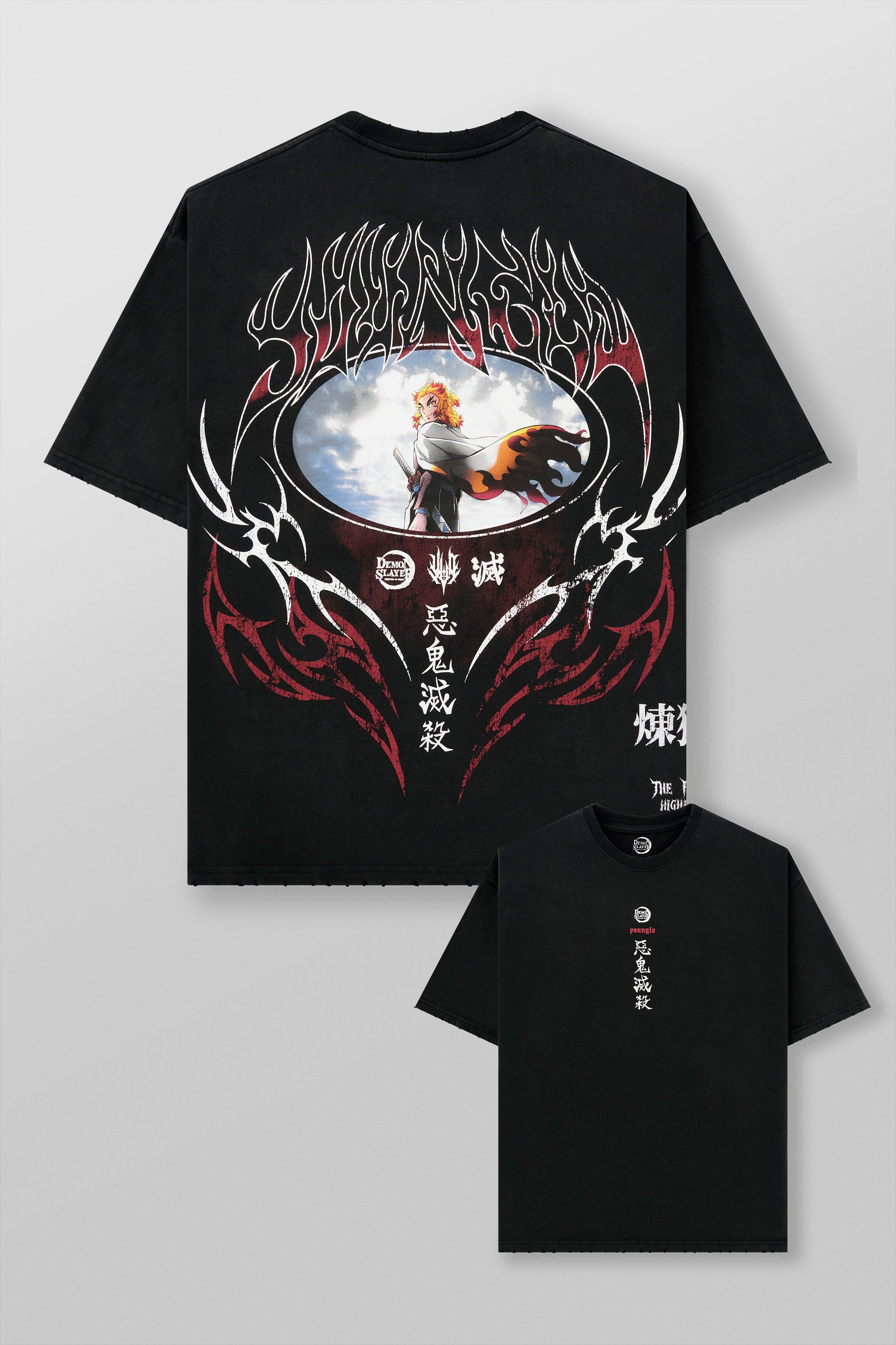 4297 - Demon Slayer: Kimetsu no Yaiba - Anime Tees - Set Your Heart Ablaze