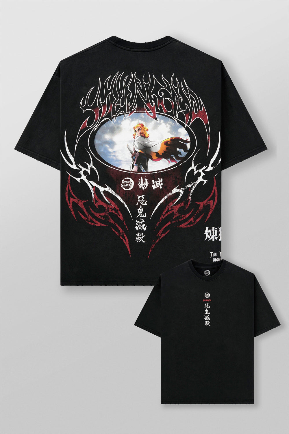 4297 - Demon Slayer: Kimetsu no Yaiba - Anime Tees - Set Your Heart Ablaze