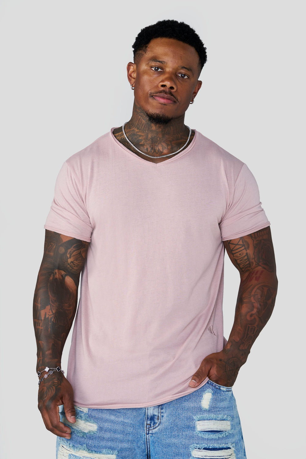4323 - After Hours Tee - Dusty Pink
