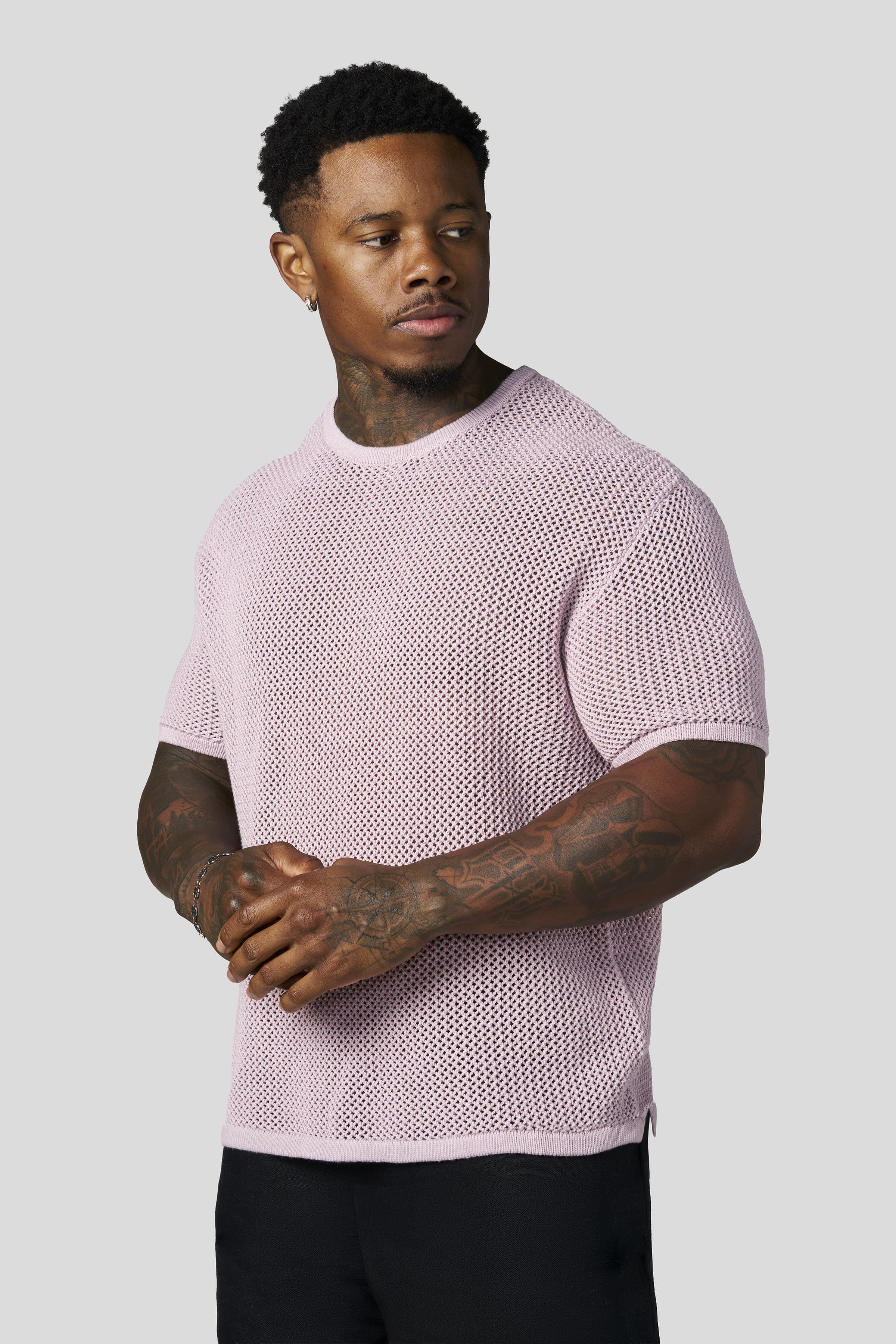 4324 - Beach Club Knit Tees - Mauve