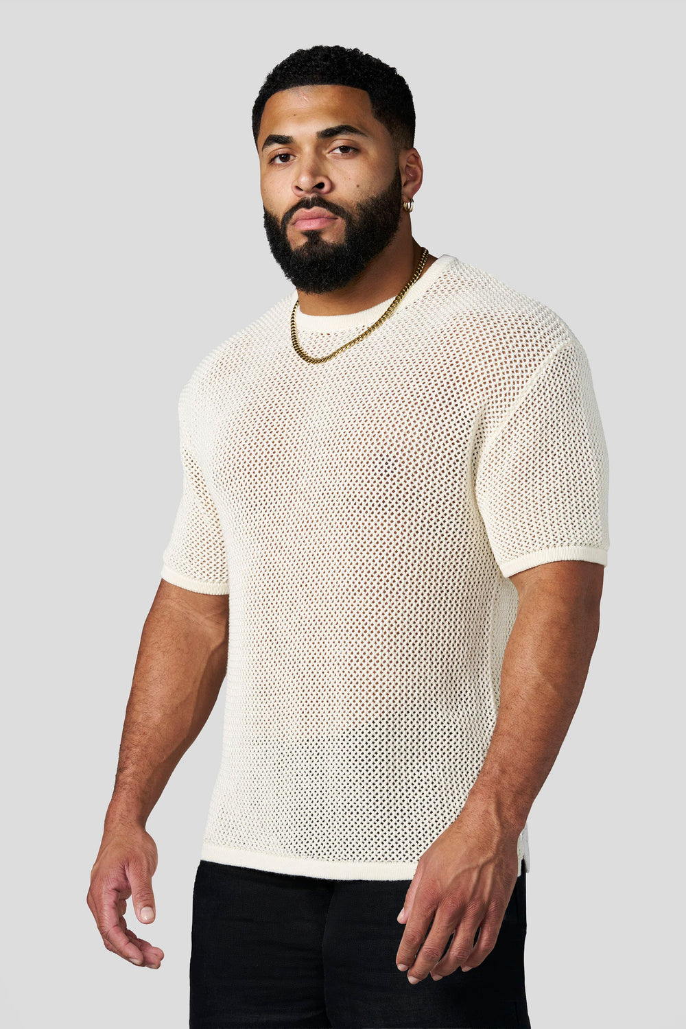 4324 - Beach Club Knit Tees - Off-White