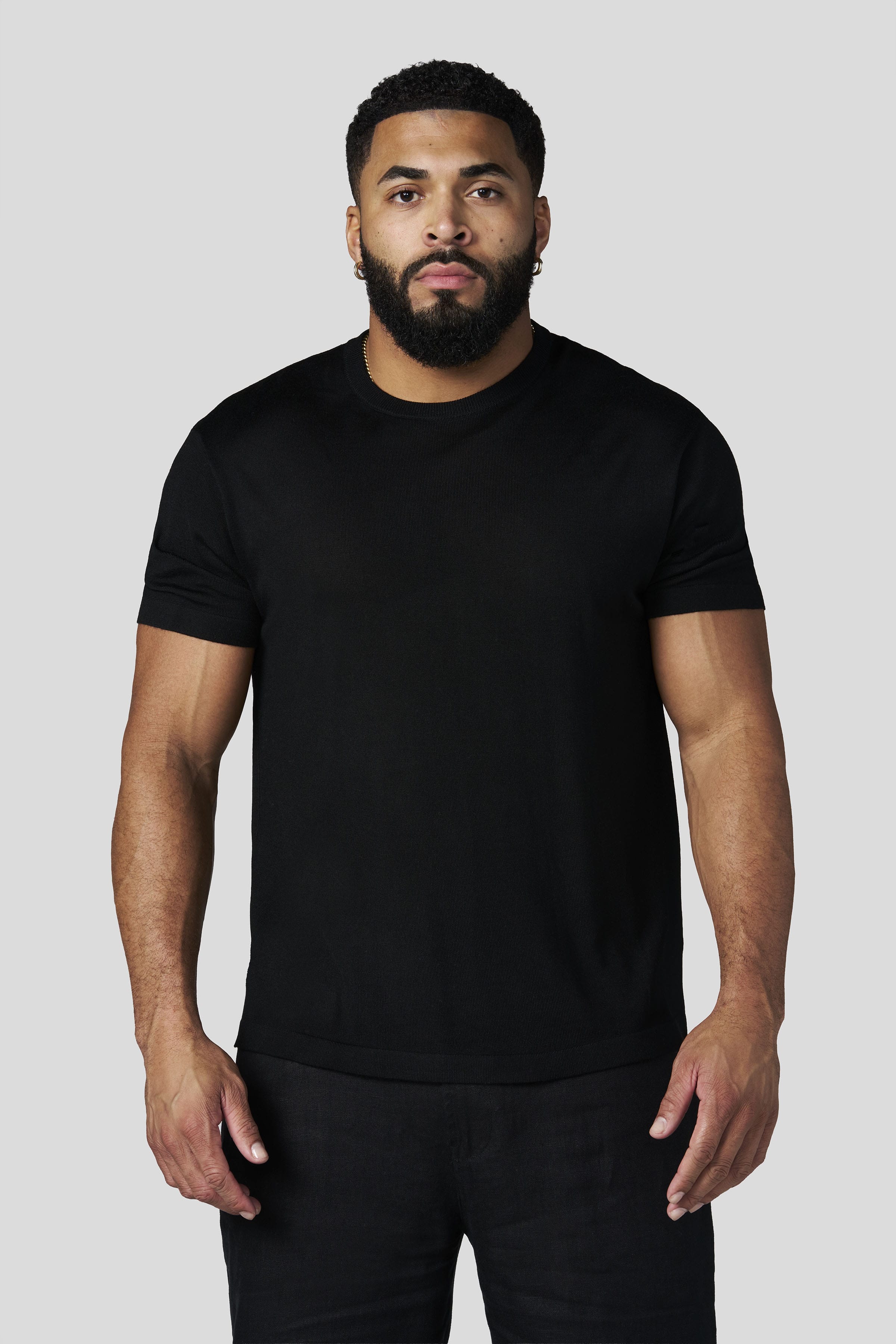 4331 - Merino Wool Tees - Black