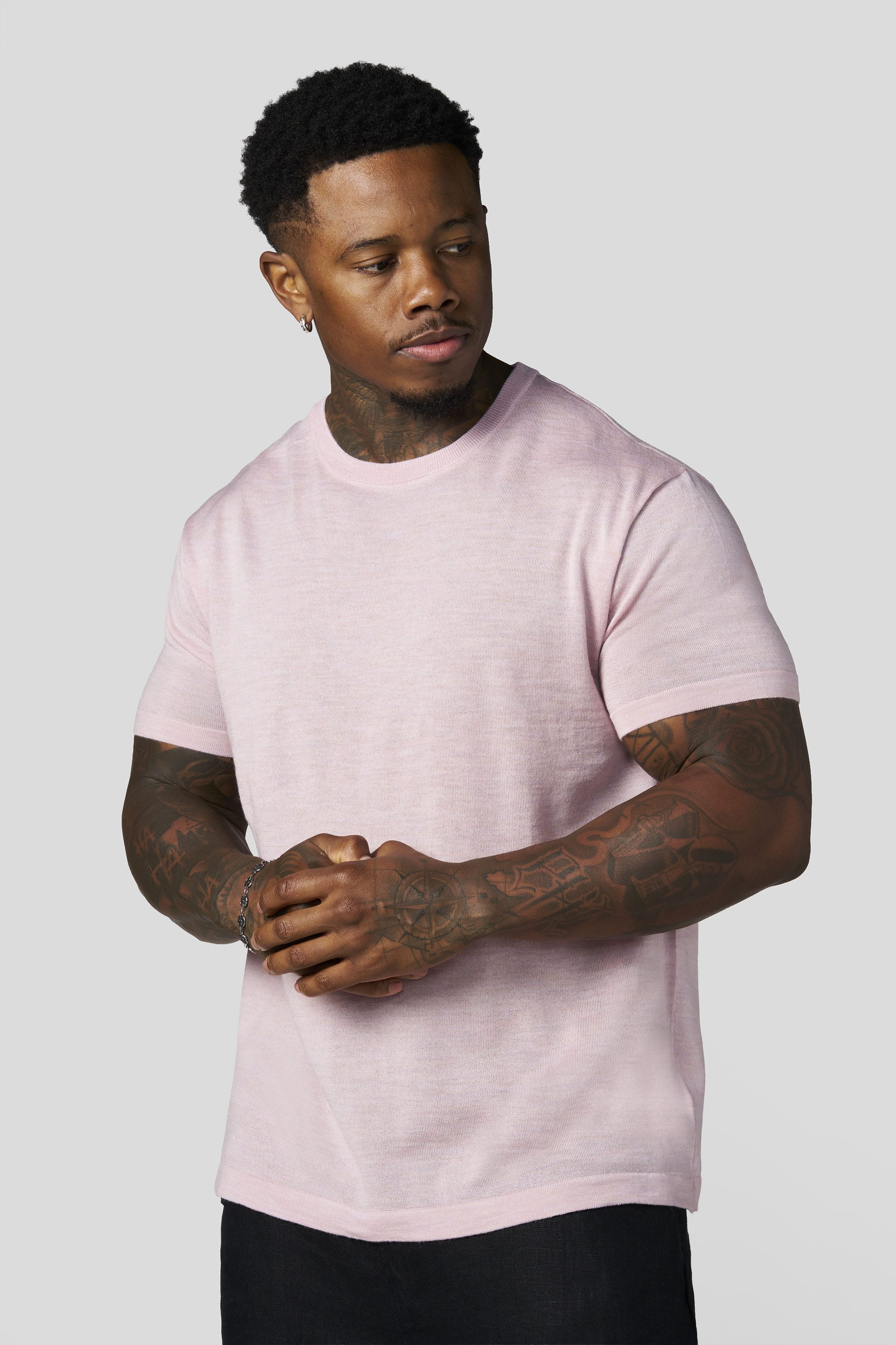 4331 - Merino Wool Tees - Pink