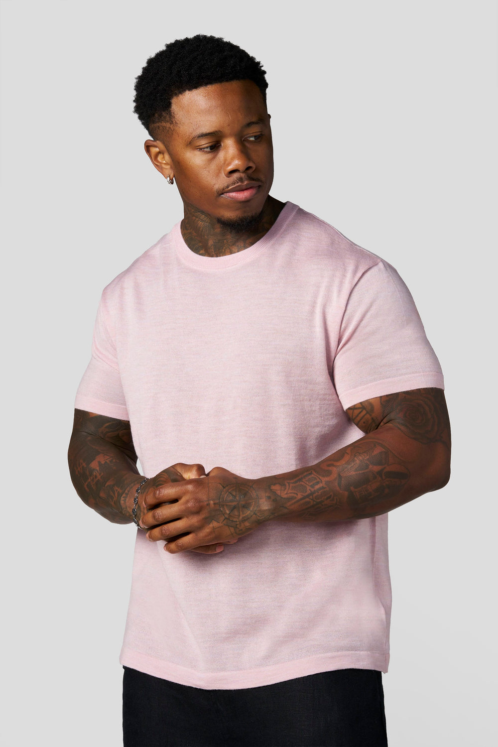 4331 - Merino Wool Tees - Pink