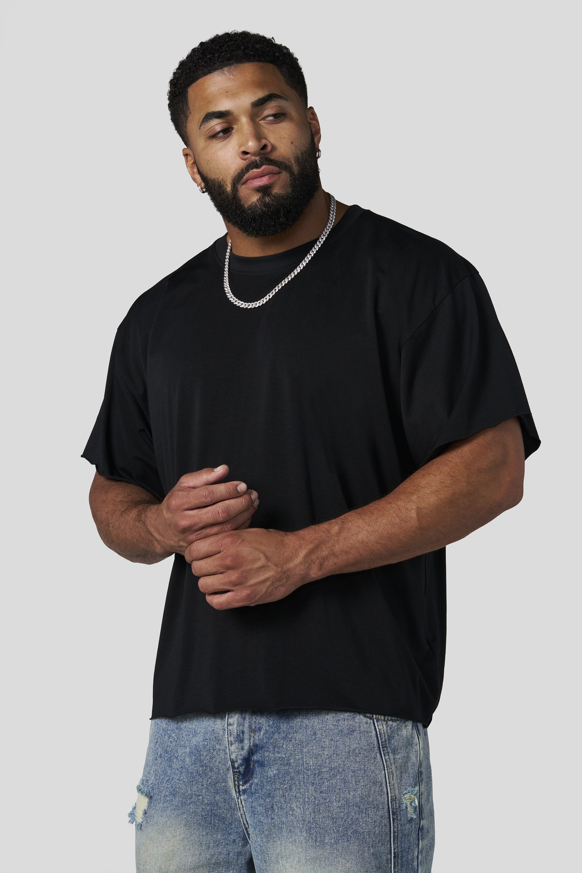 4360 - The Breezy Tees - Black