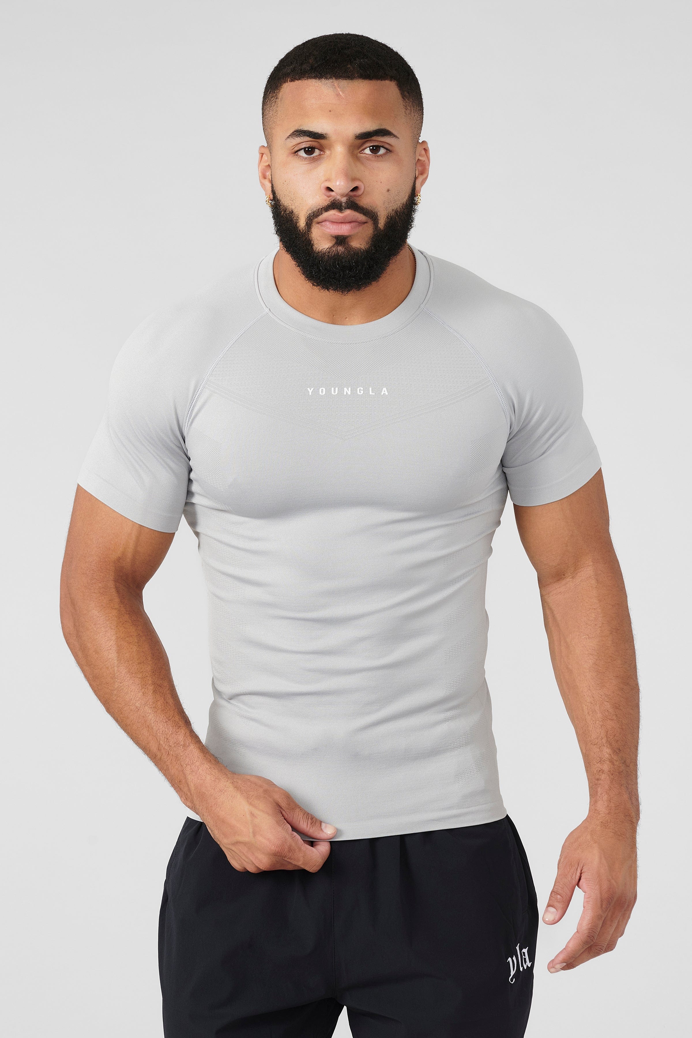 475 SuperVillain Compression Tees - Grey