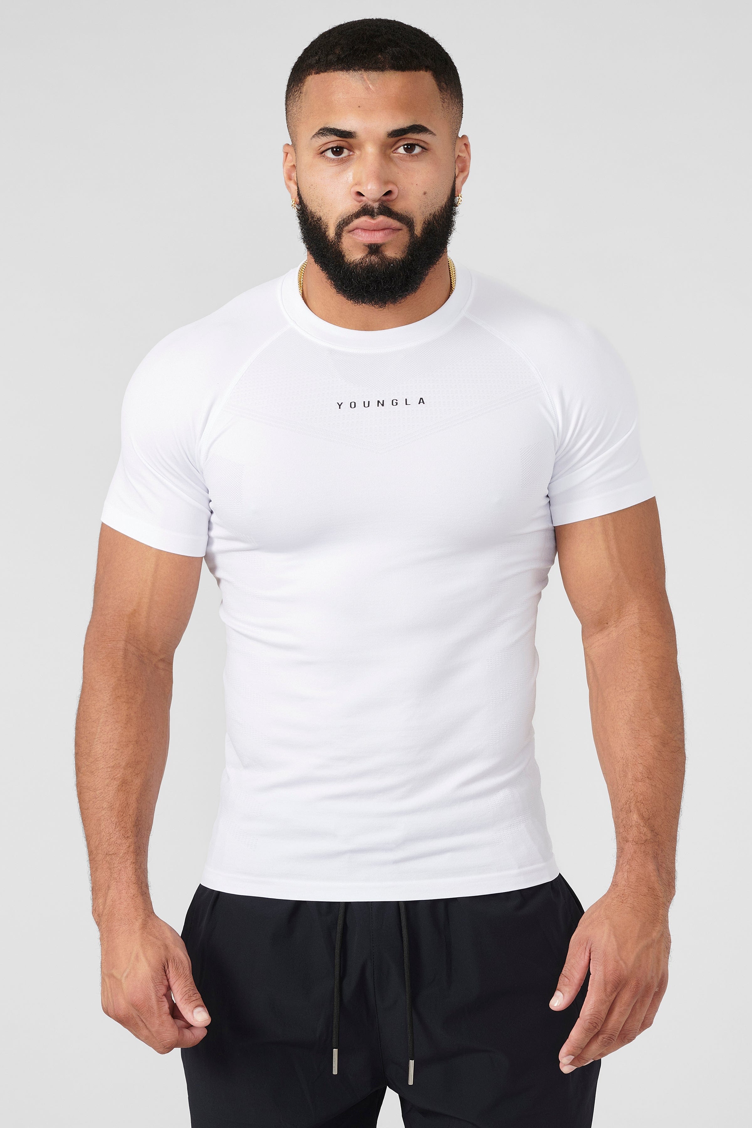 475 SuperVillain Compression Tees - White