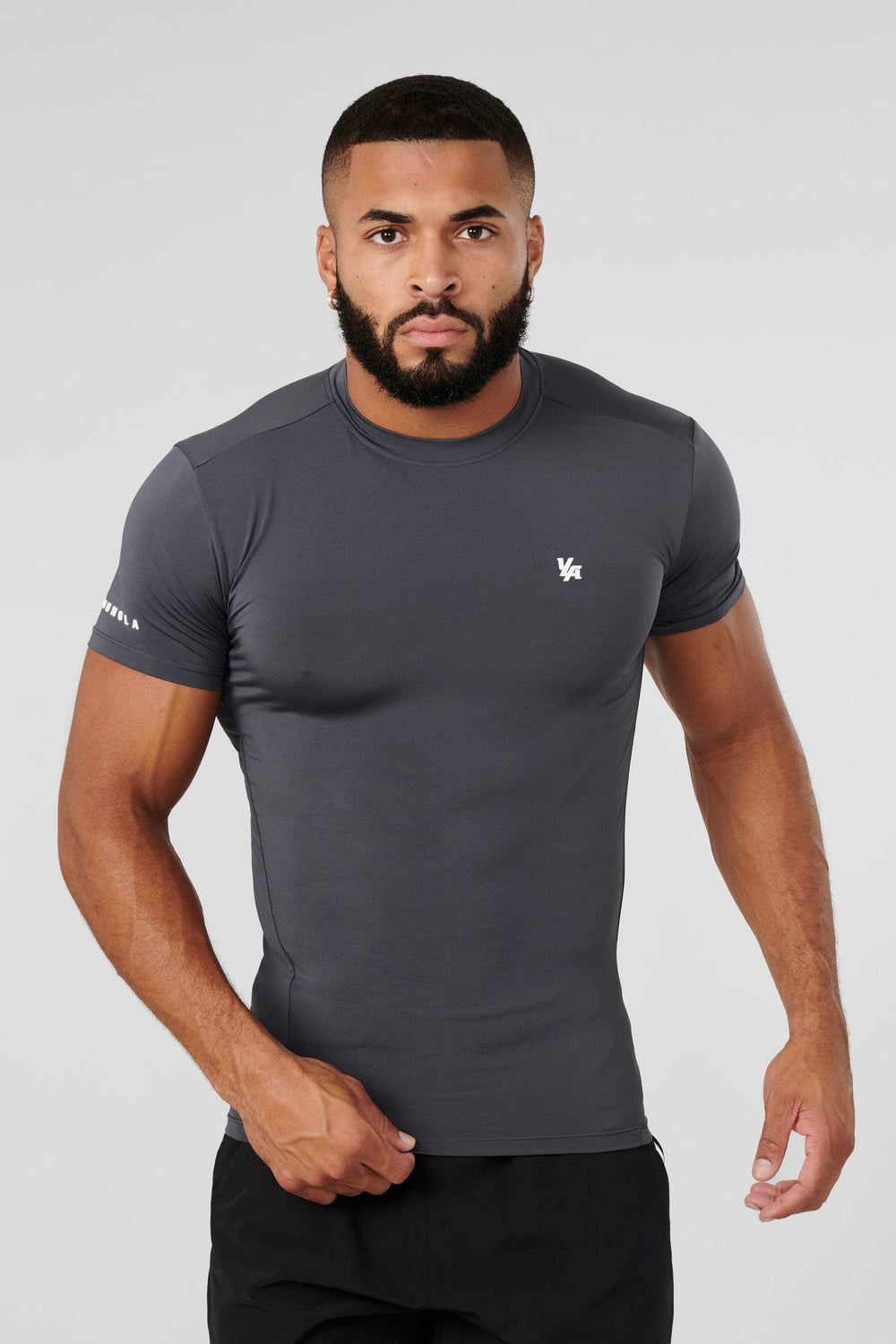 476 - Stealth Compression Tees - Dark Grey