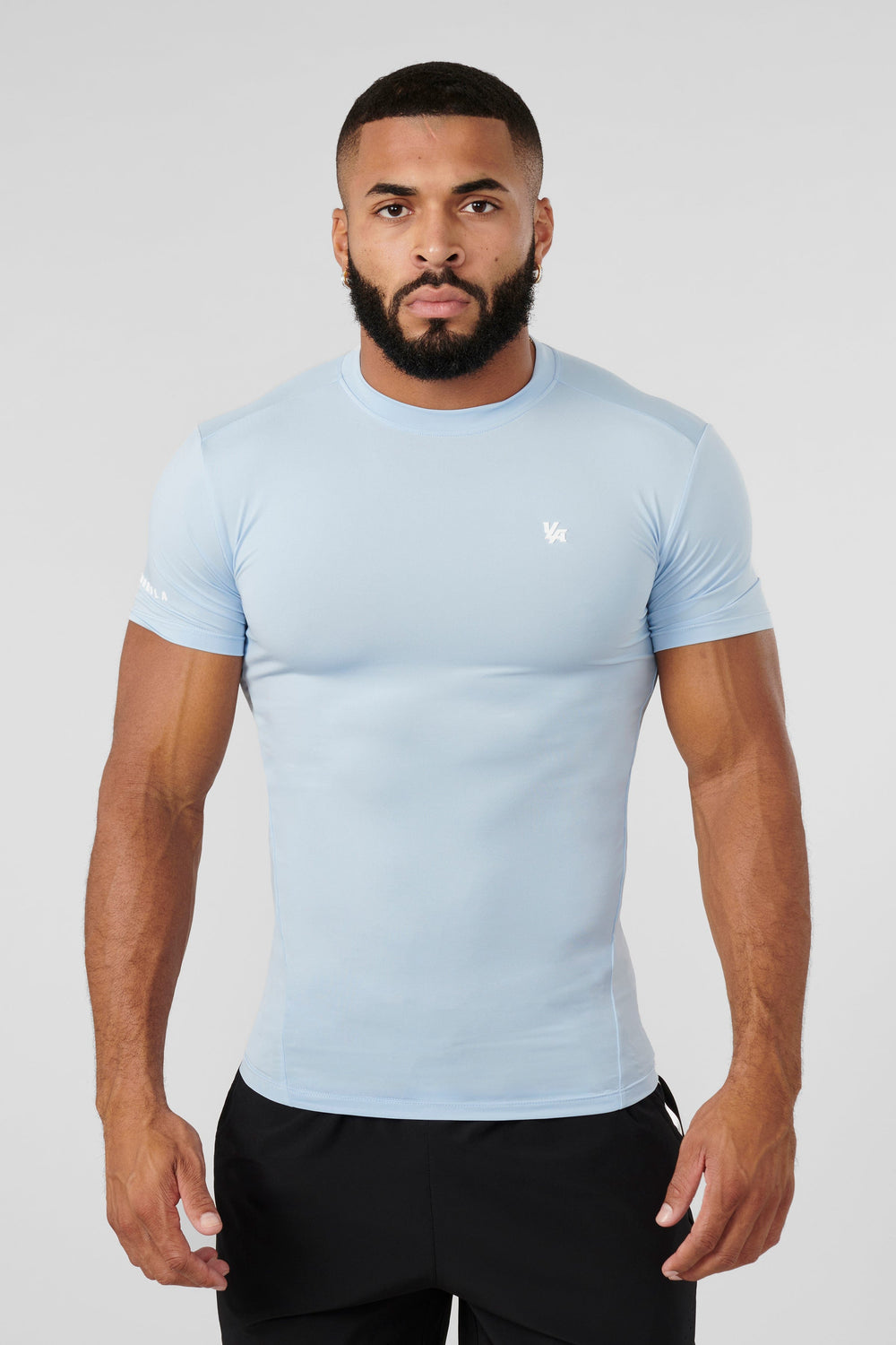 476 - Stealth Compression Tees - Light Blue