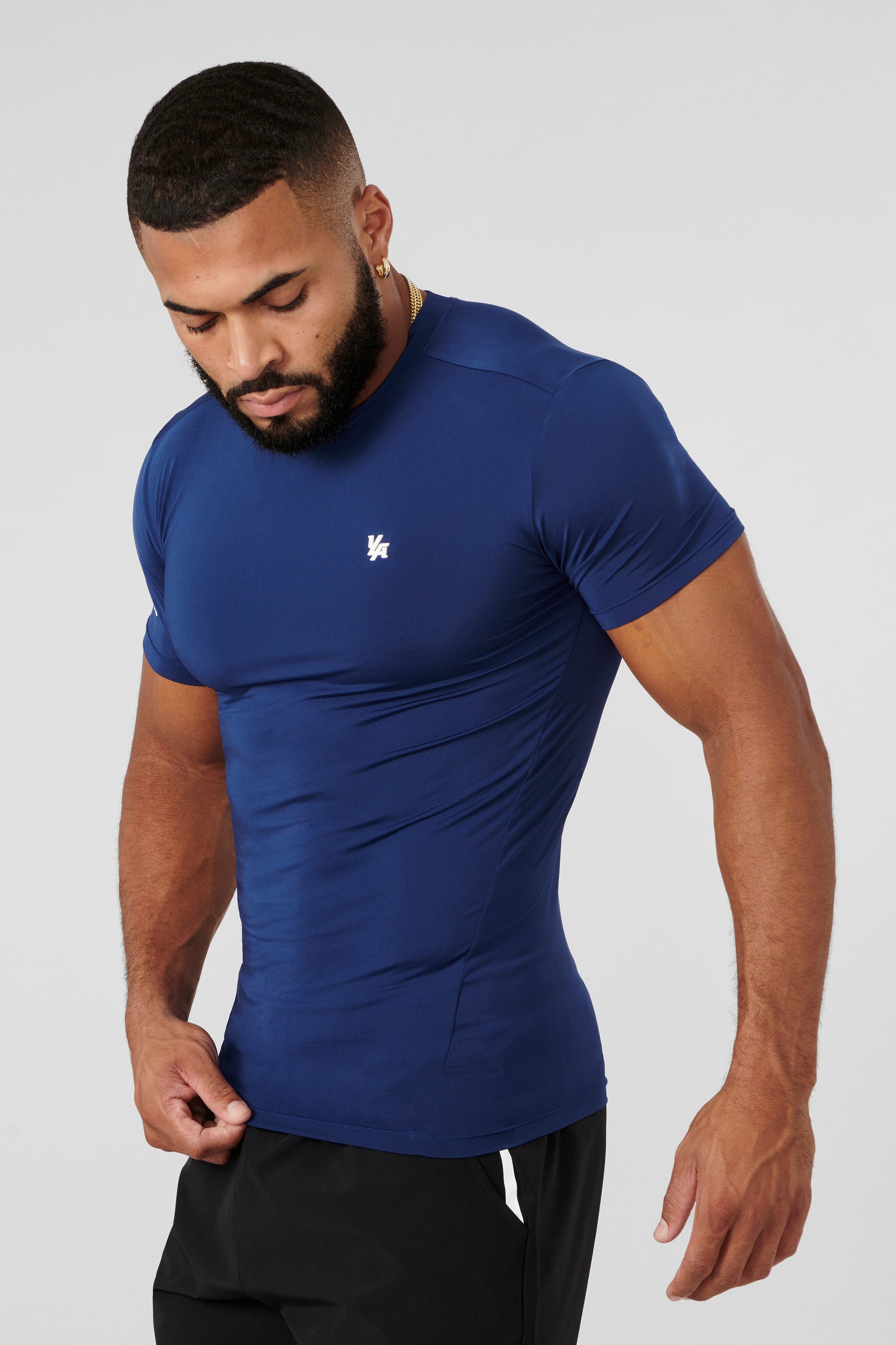 476 - Stealth Compression Tees - Navy