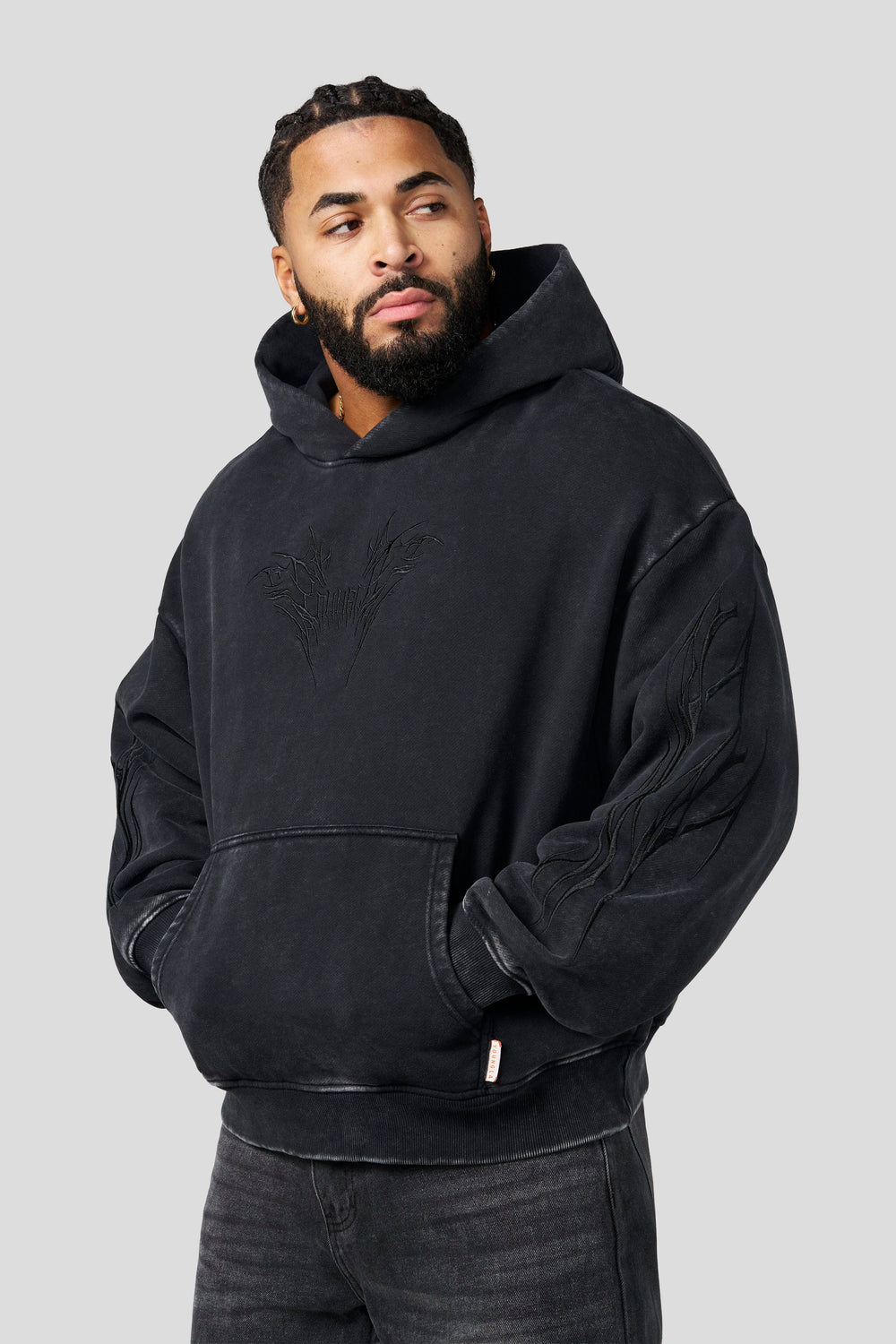 5033 - Vengeance Pullover Hoodies - All Black Wash