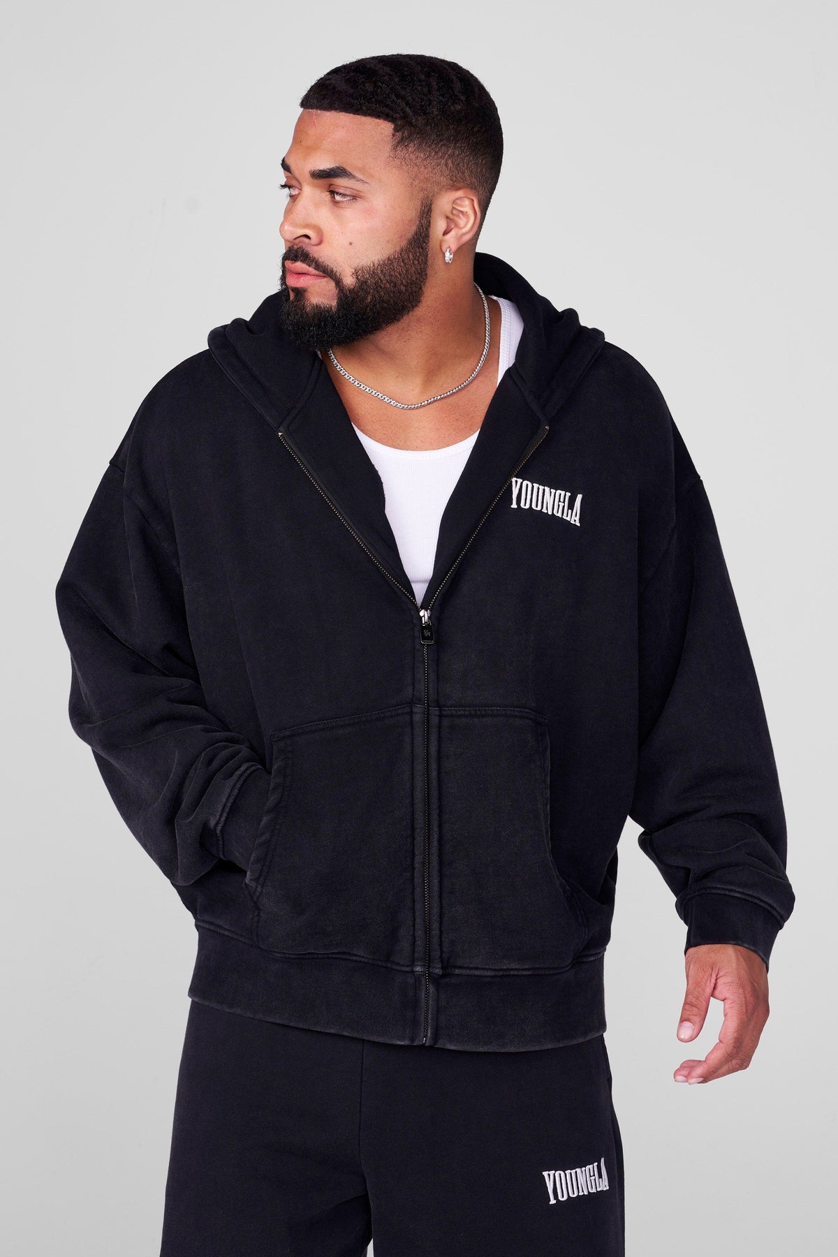 5062 - Heritage Zip-Up Hoodies - Black Wash