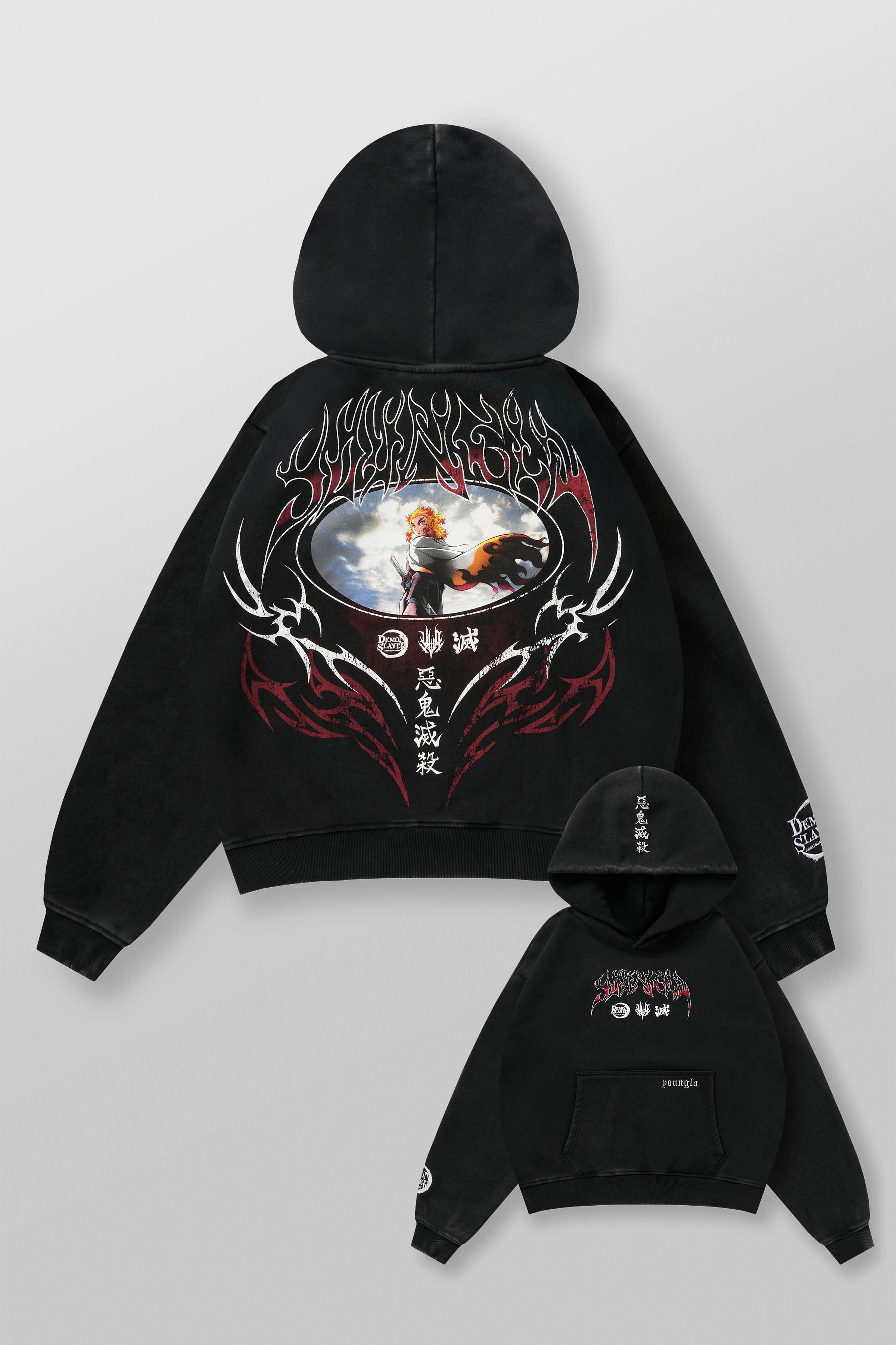 5068 - Demon Slayer: Kimetsu no Yaiba - Hoodies - Set Your Heart Ablaze