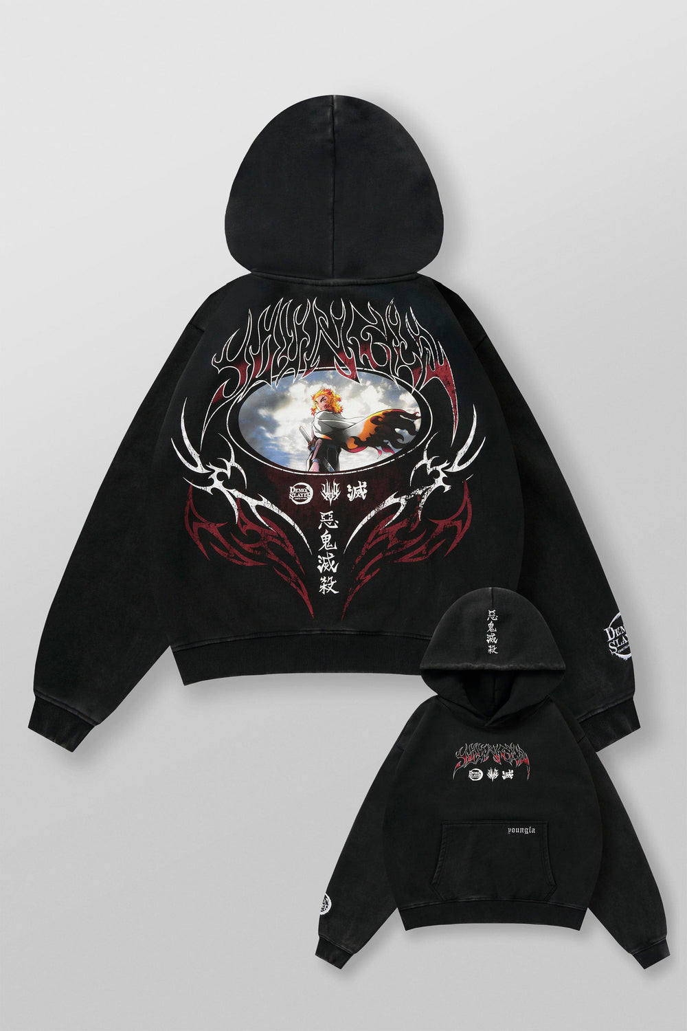5068 - Demon Slayer: Kimetsu no Yaiba - Hoodies - Set Your Heart Ablaze