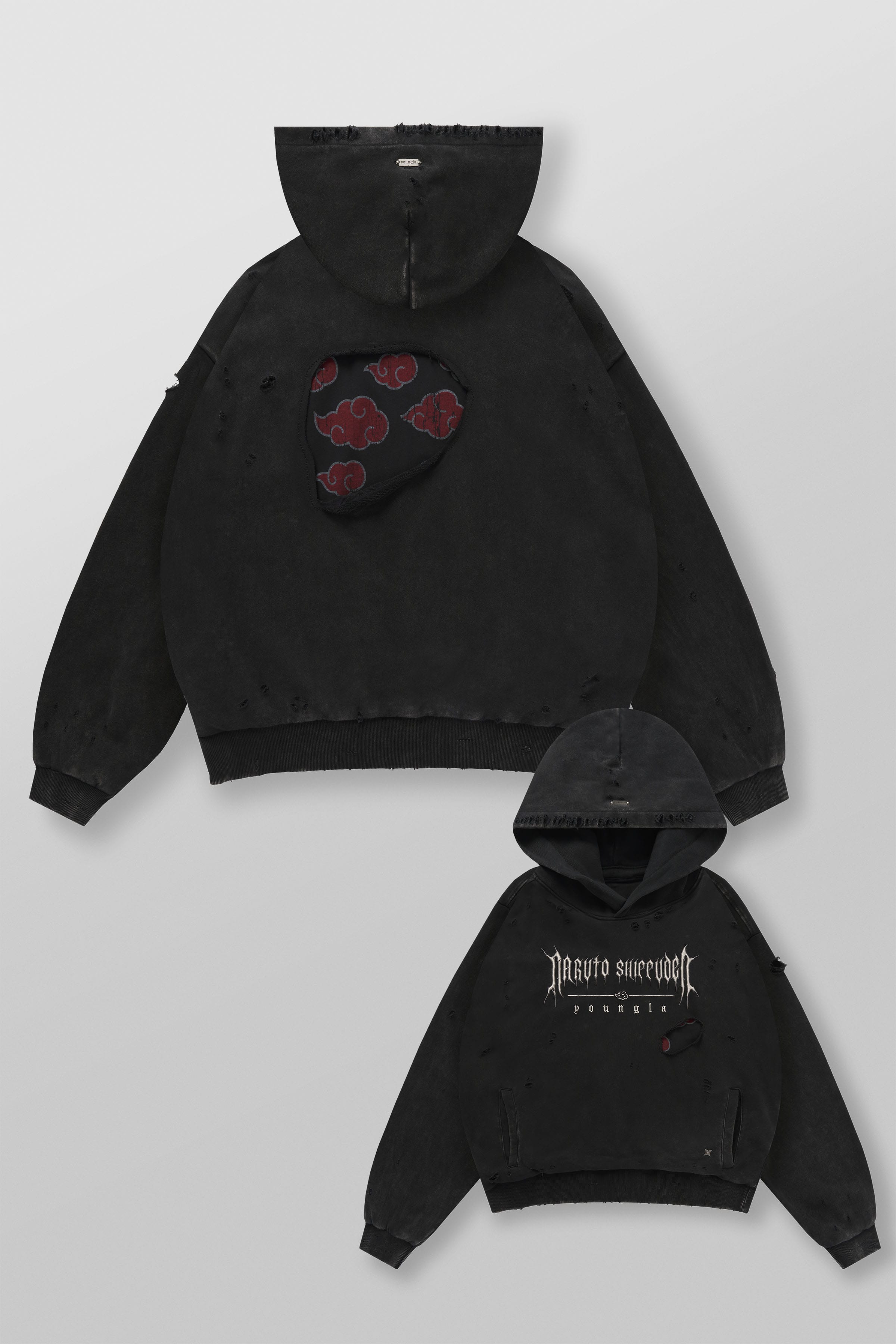 5073 - Naruto Peek Through Hoodies - Akatsuki