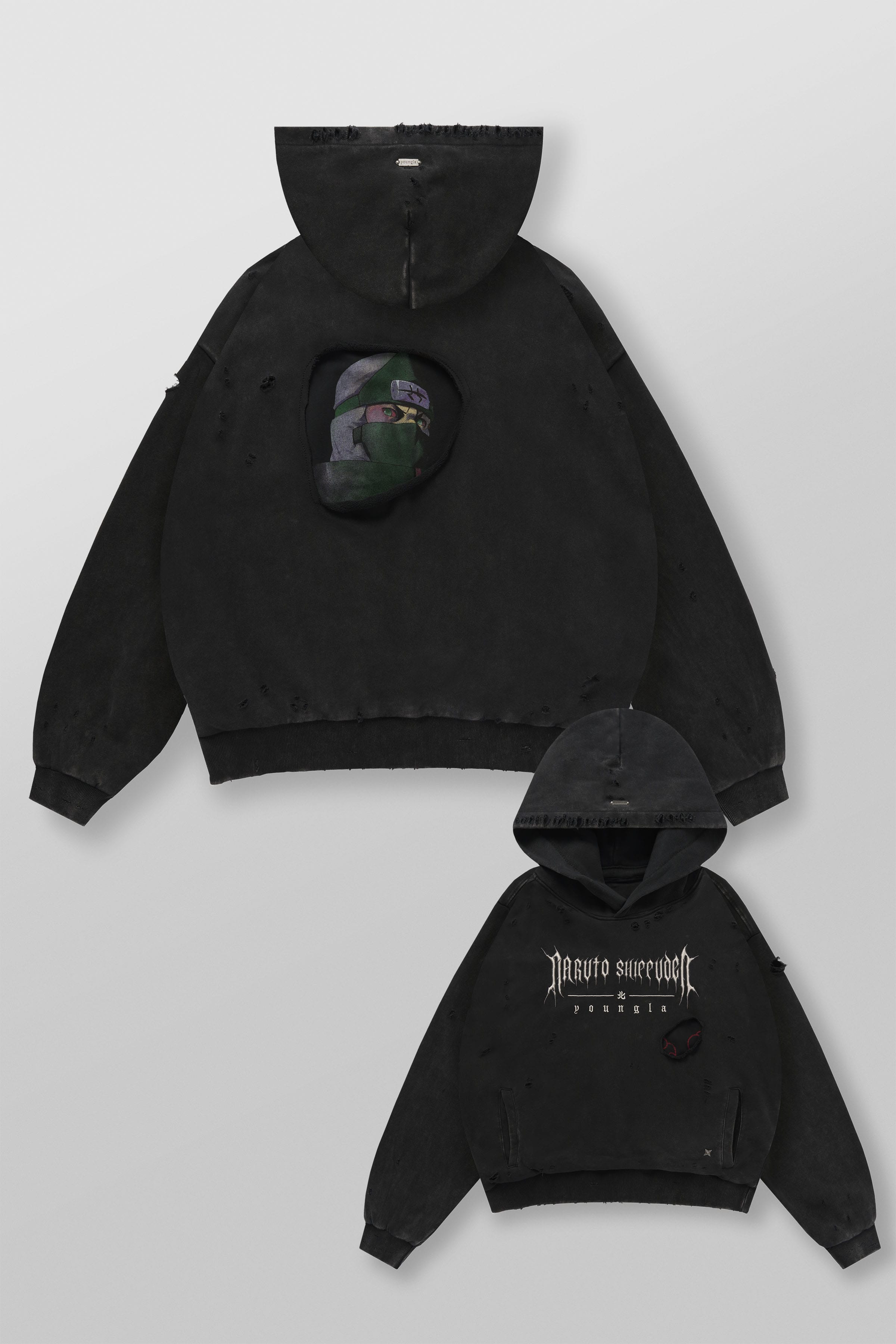 5073 - Naruto Peek Through Hoodies - Kakuzu