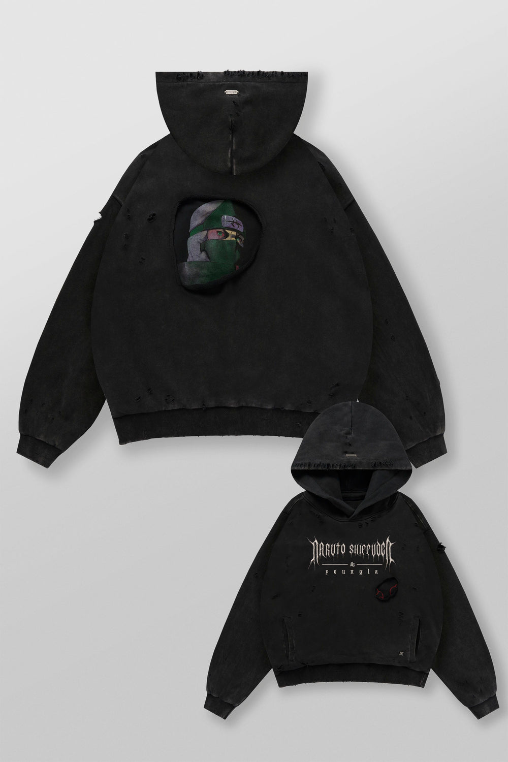 5073 - Naruto Peek Through Hoodies - Kakuzu