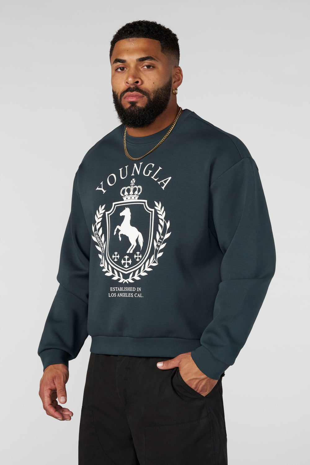 5075 - Old Money Crewnecks - Dark Green