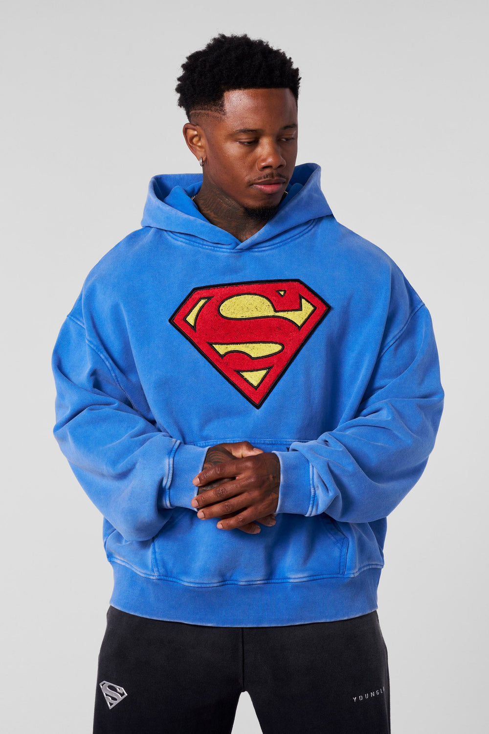 5079 - Superman Legacy Hoodies - Blue Wash