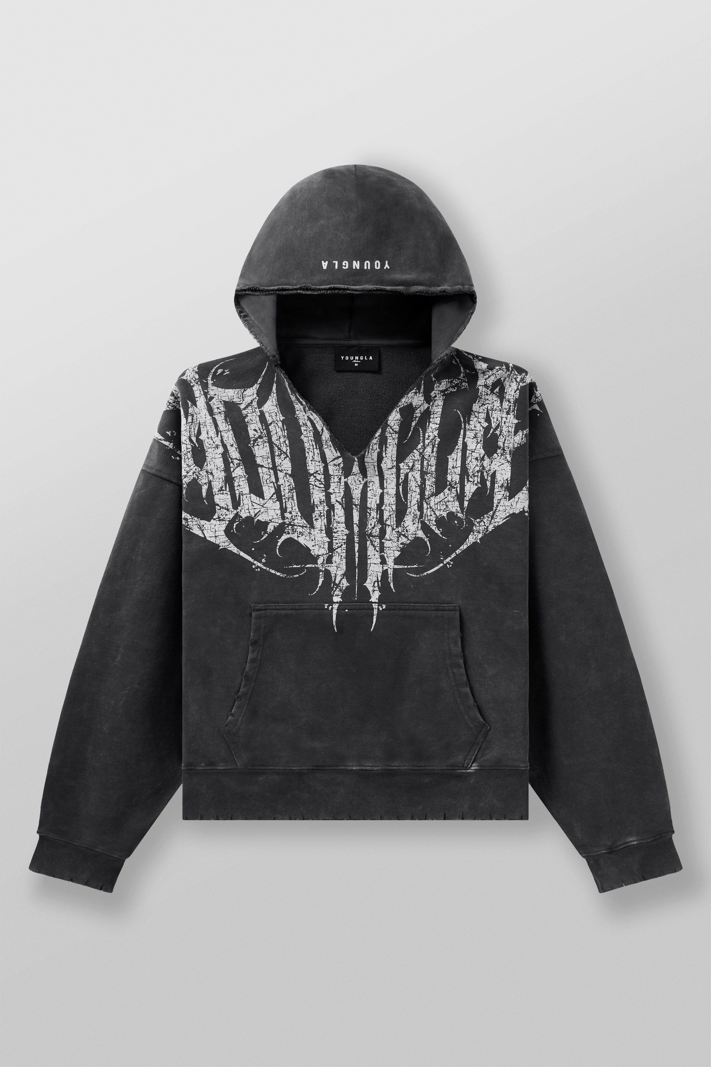 5082 - Anarchy Hoodies - Charcoal Wash