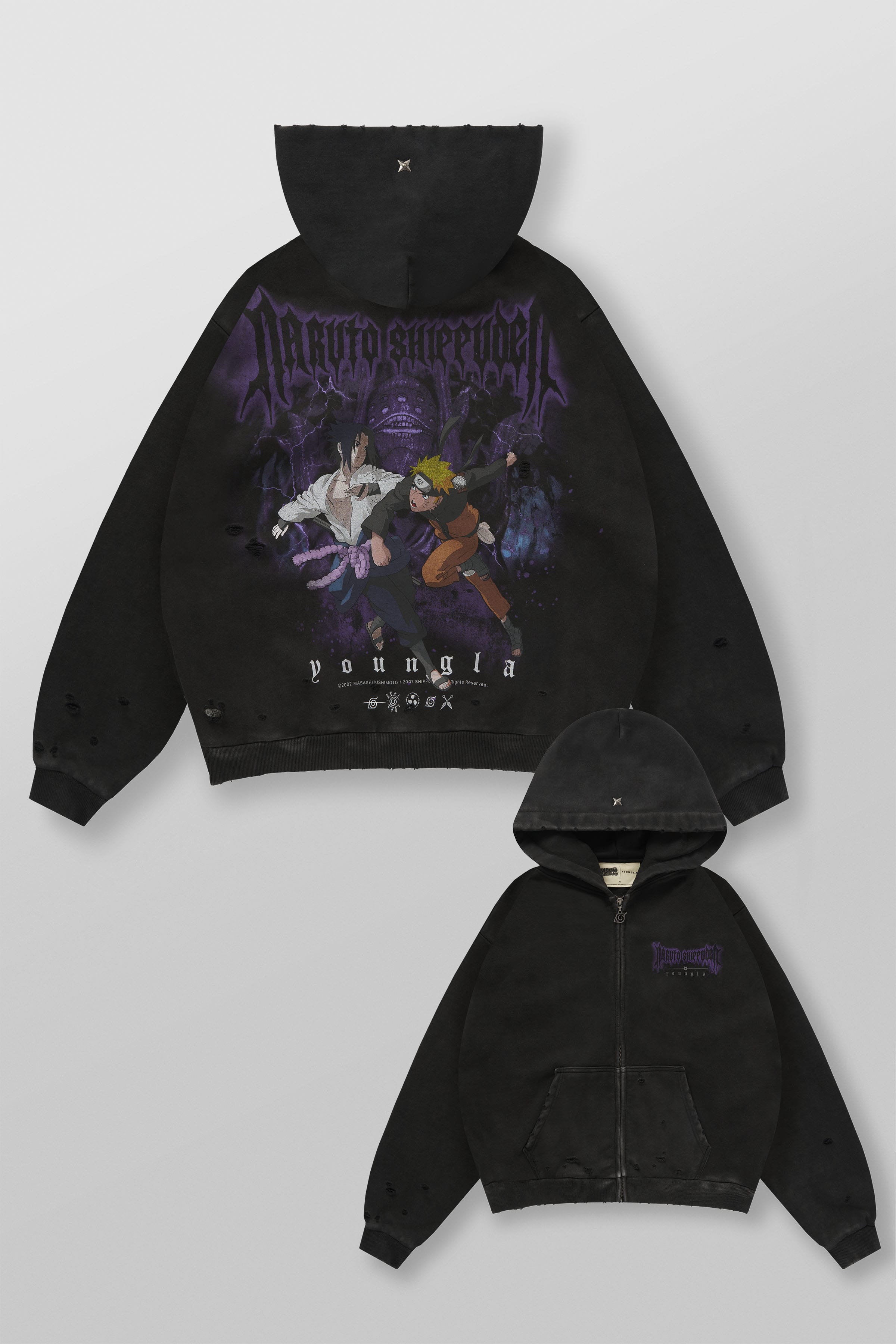 5086 - Naruto Zip-Up Hoodies - Battle