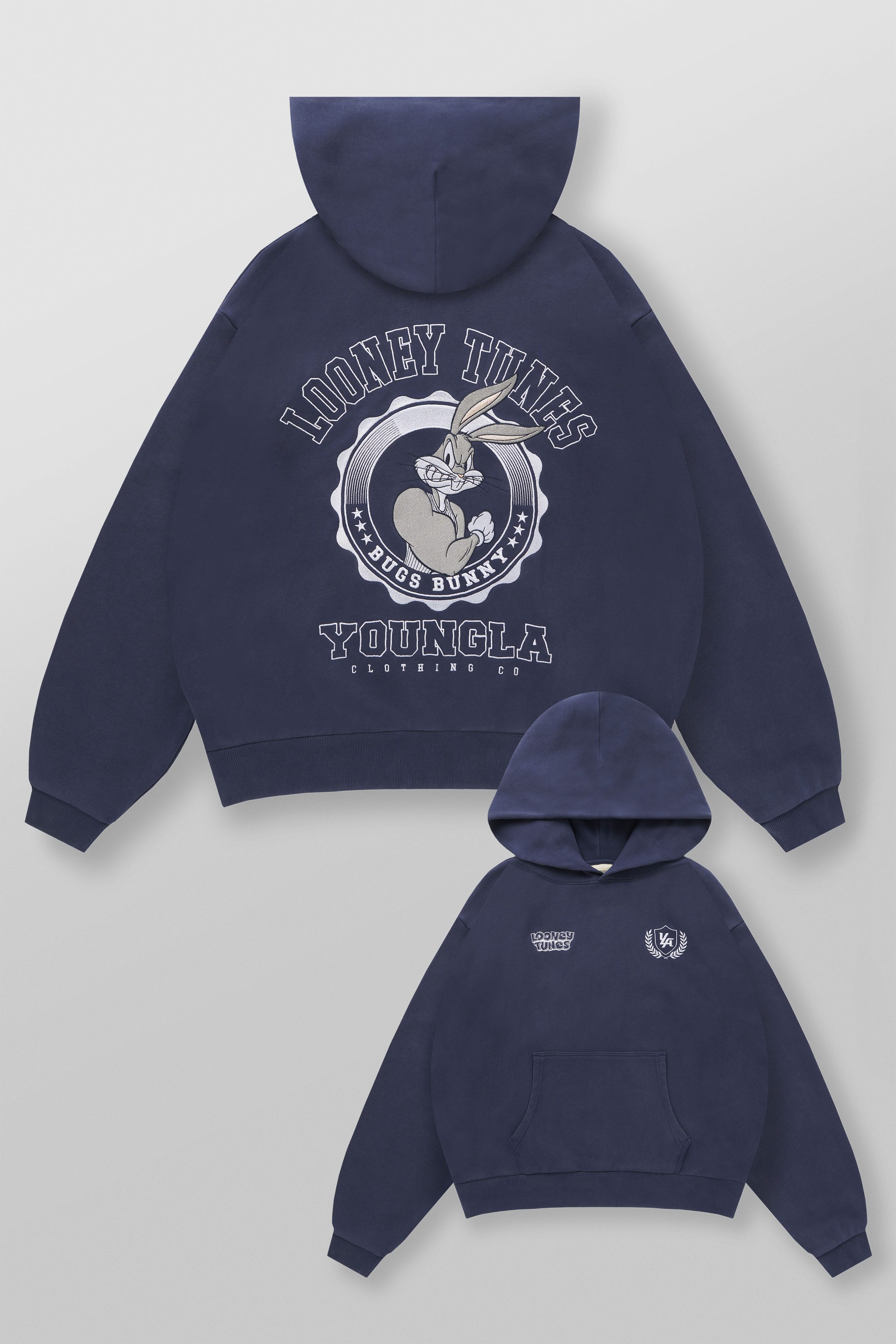 5114 - Looney Tunes Embroidered Hoodies - Pump Bunny