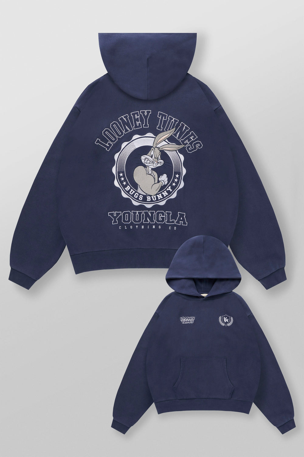5114 - Looney Tunes Embroidered Hoodies - Pump Bunny