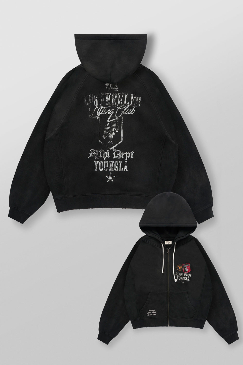 5132 - Golden Era Zip-Ups - Black Wash