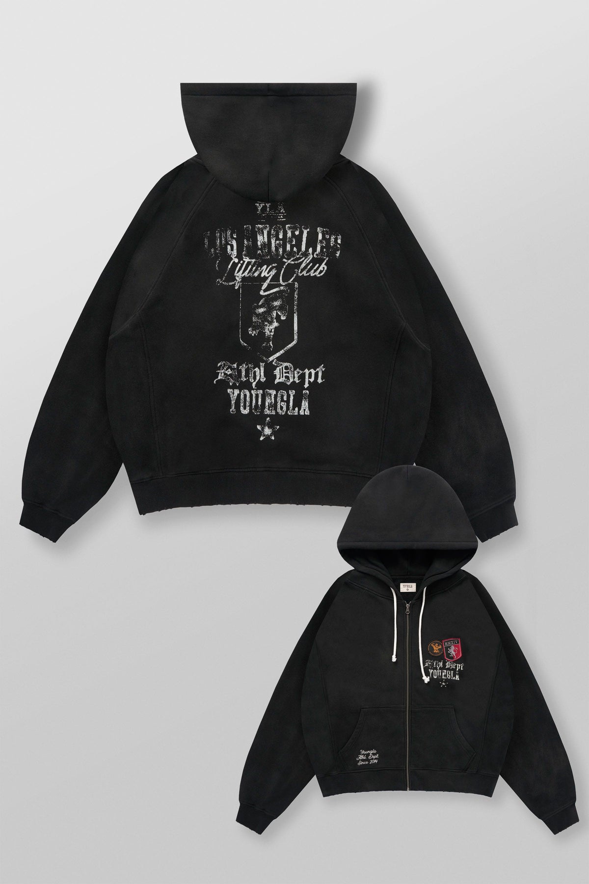 5132 - Golden Era Zip-Ups - Black Wash