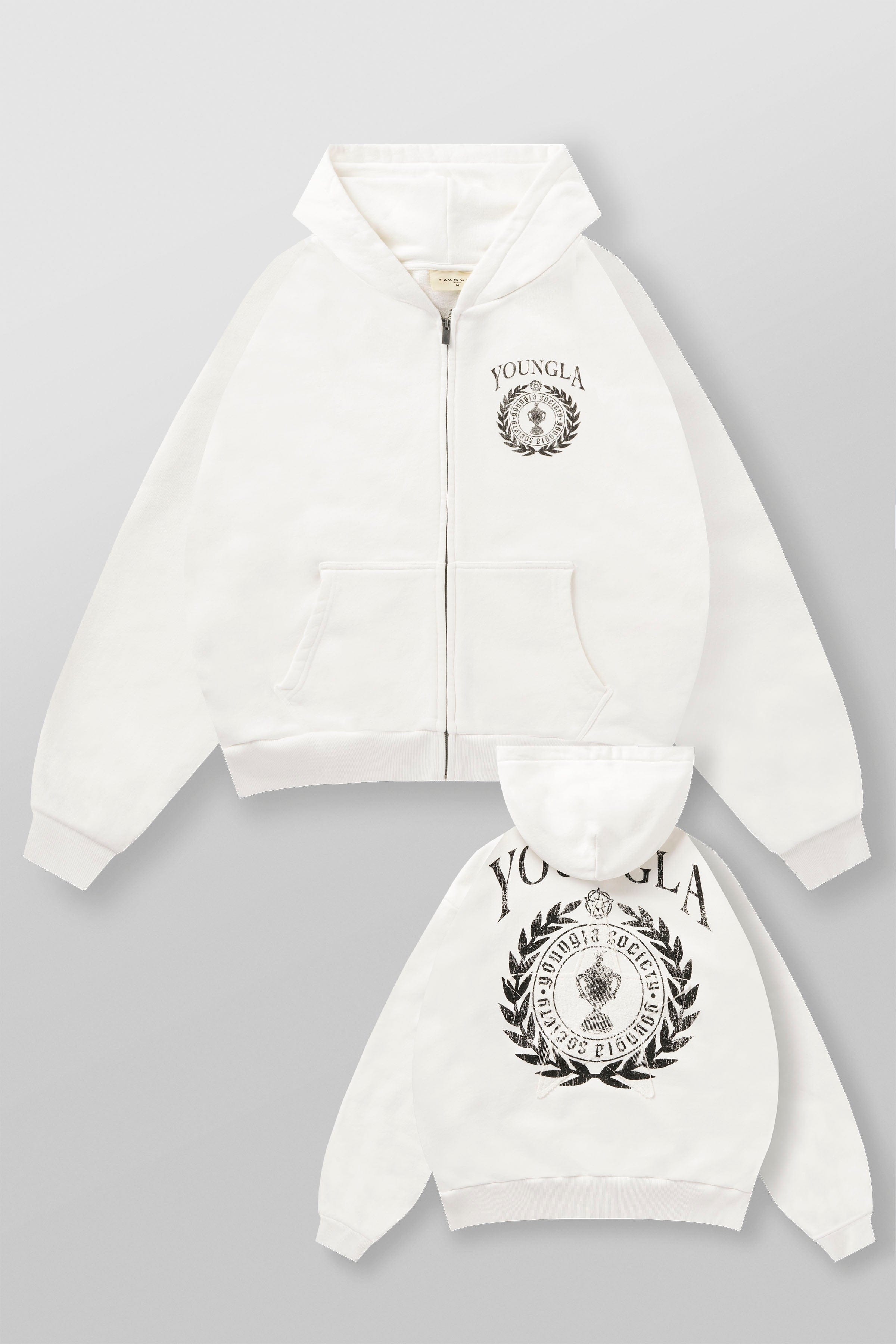 5149 - Star Crest Zip-Ups - White