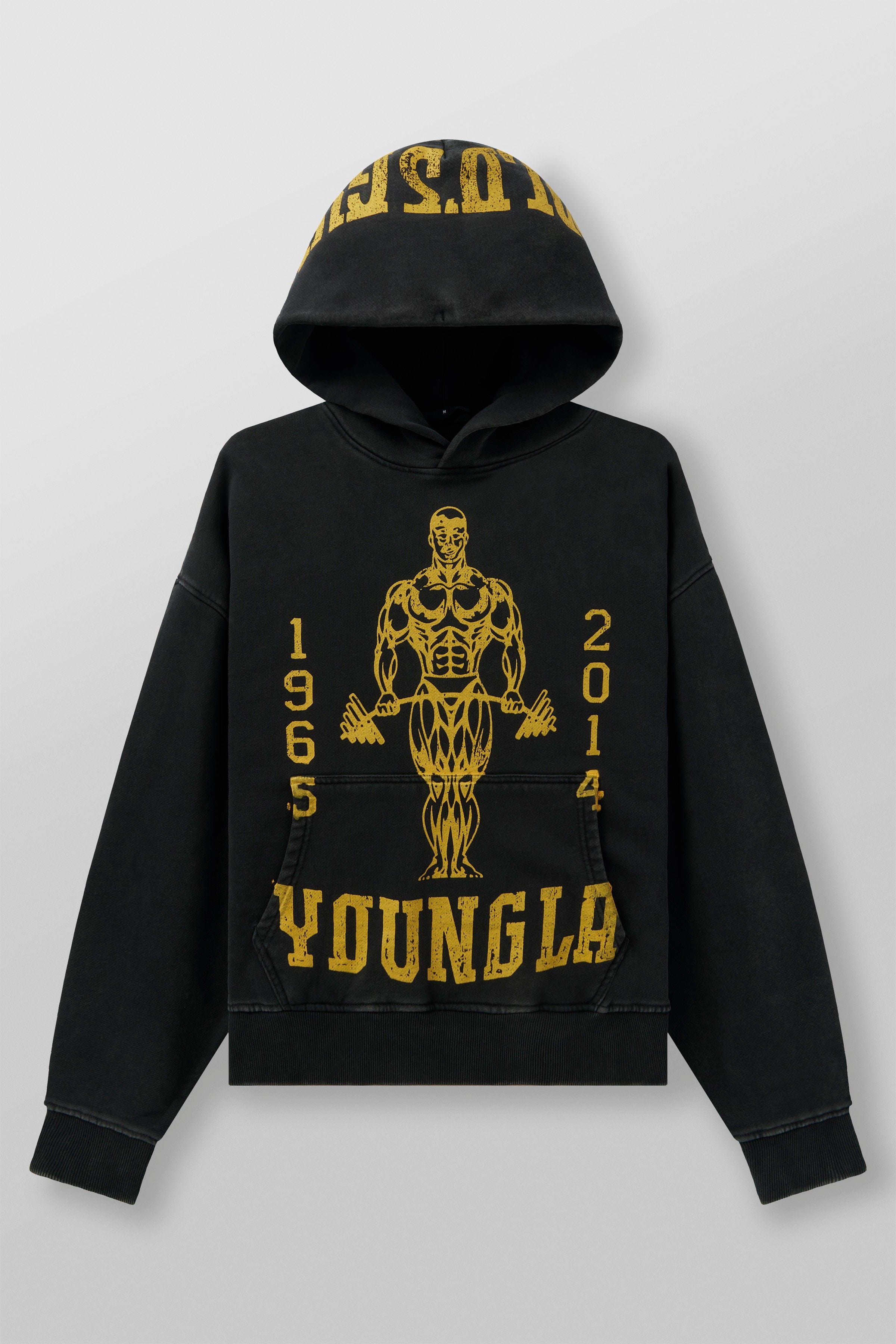 5152 - Golds Gym New Age Pullovers - Black Wash