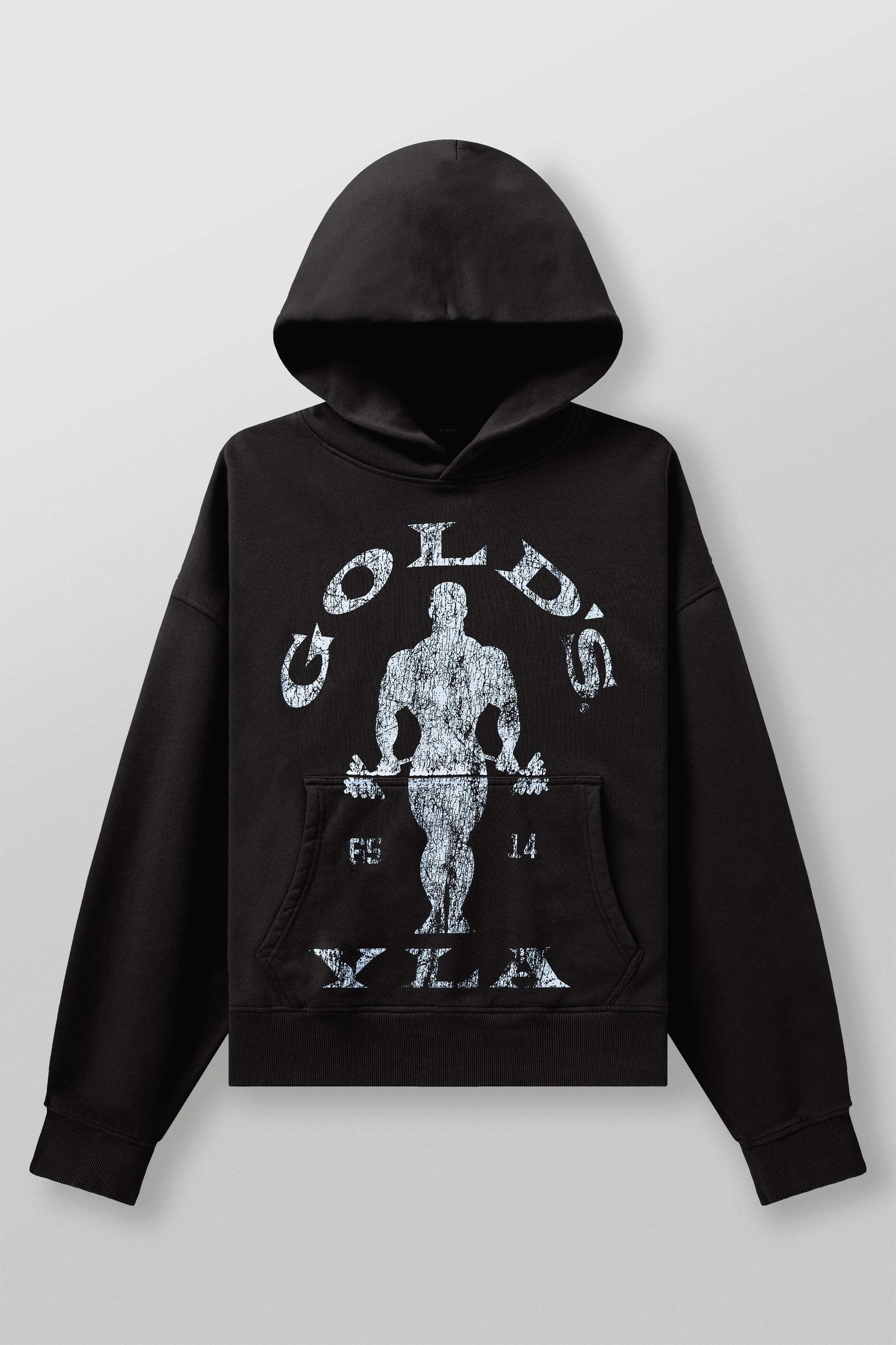 5161 - Golds Gym Classic Pullovers - Black Wash