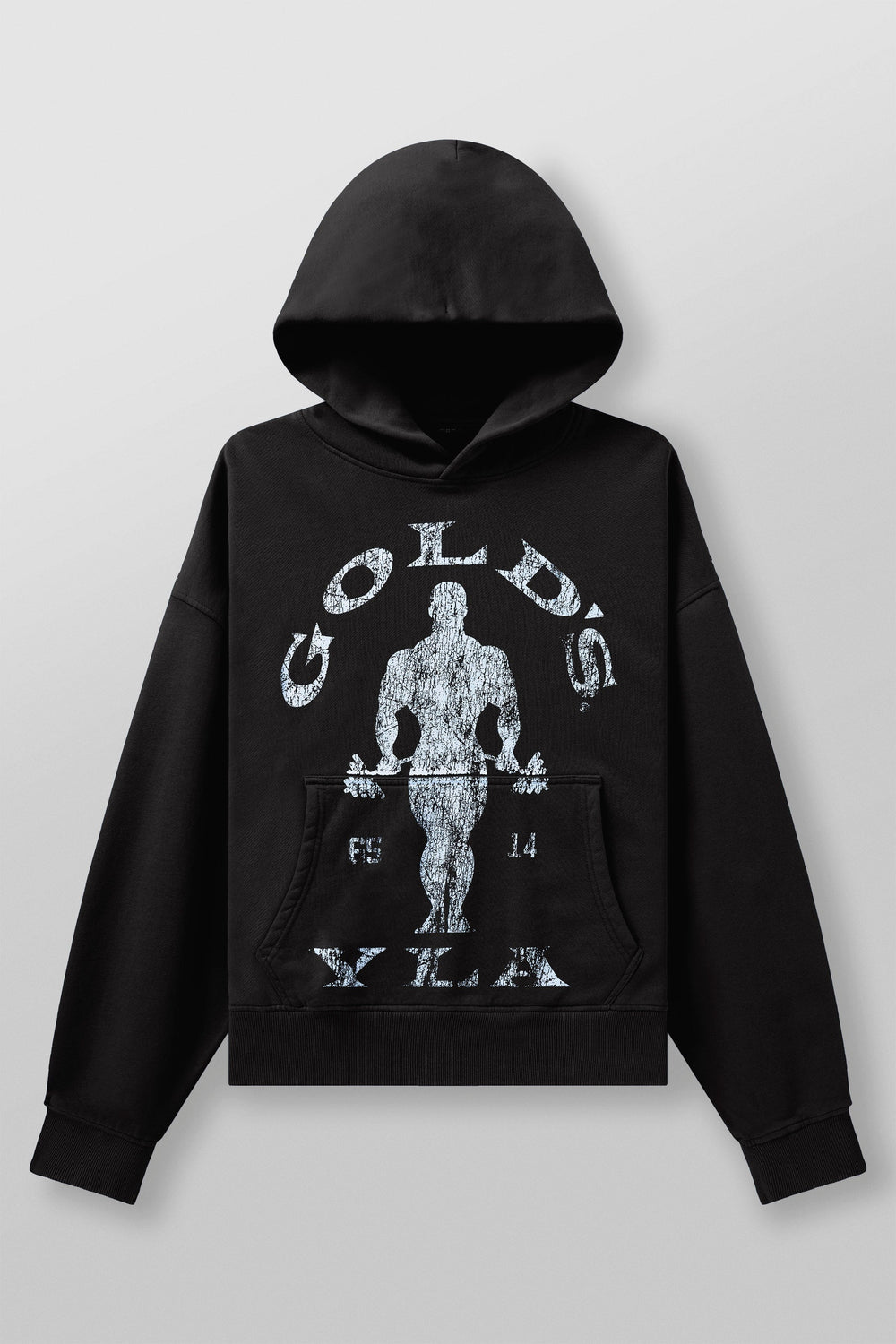 5161 - Golds Gym Classic Pullovers - Black Wash