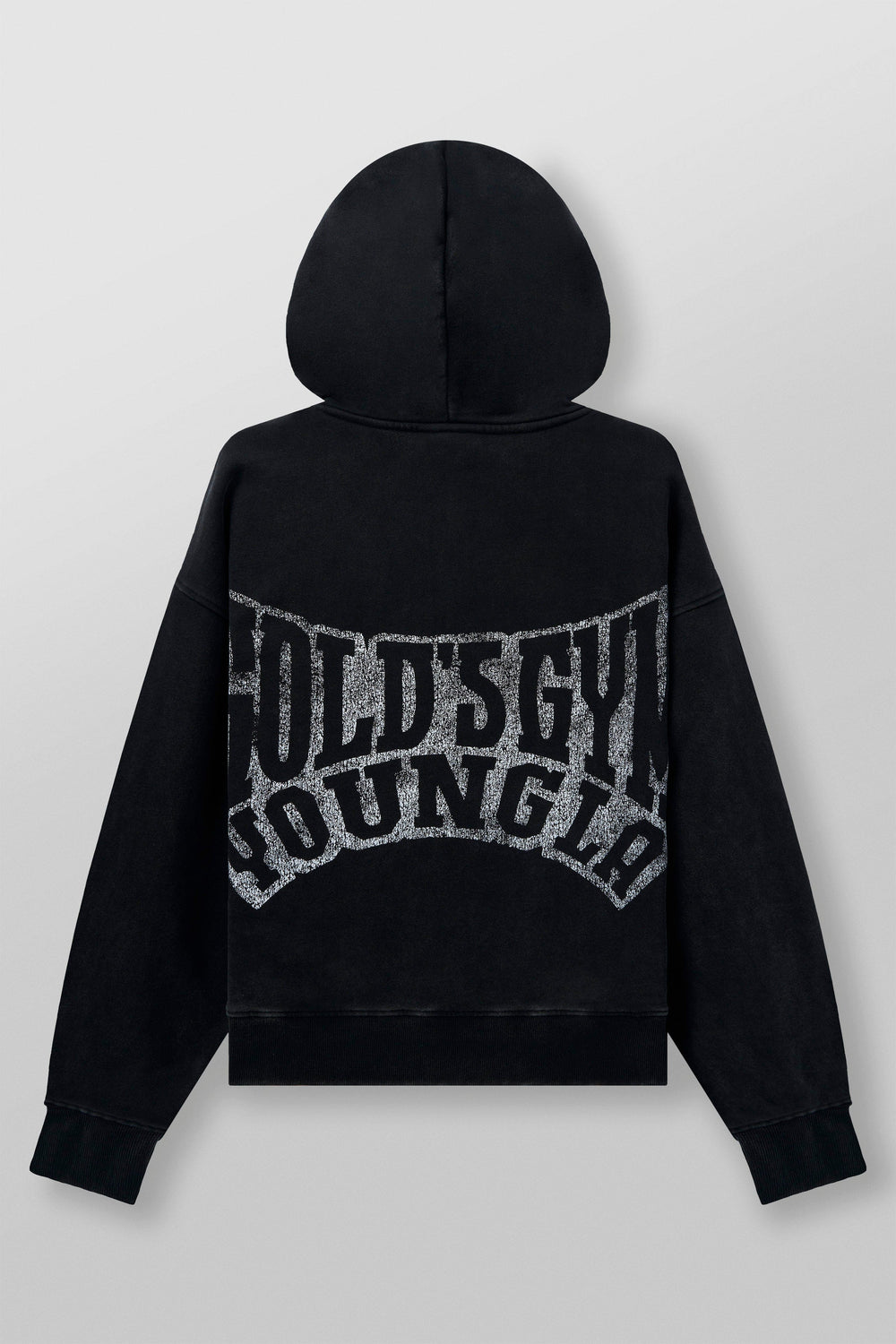 5162 - Golds Gym Throwback Zip-ups - Black Wash