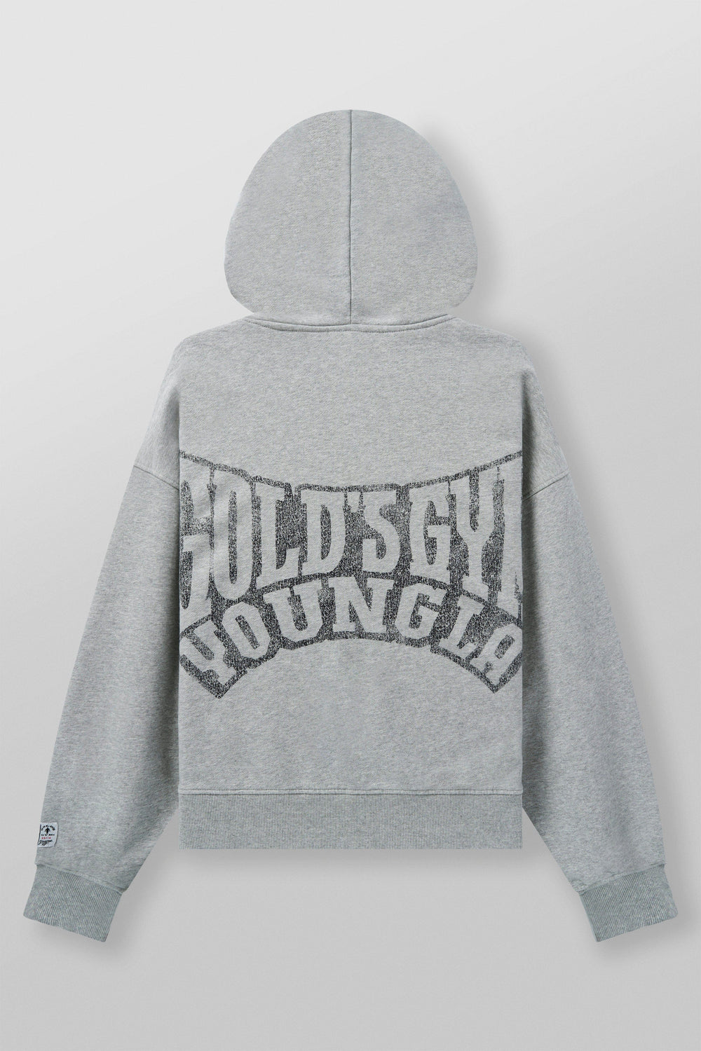 5162 - Golds Gym Throwback Zip-ups - Heather Grey