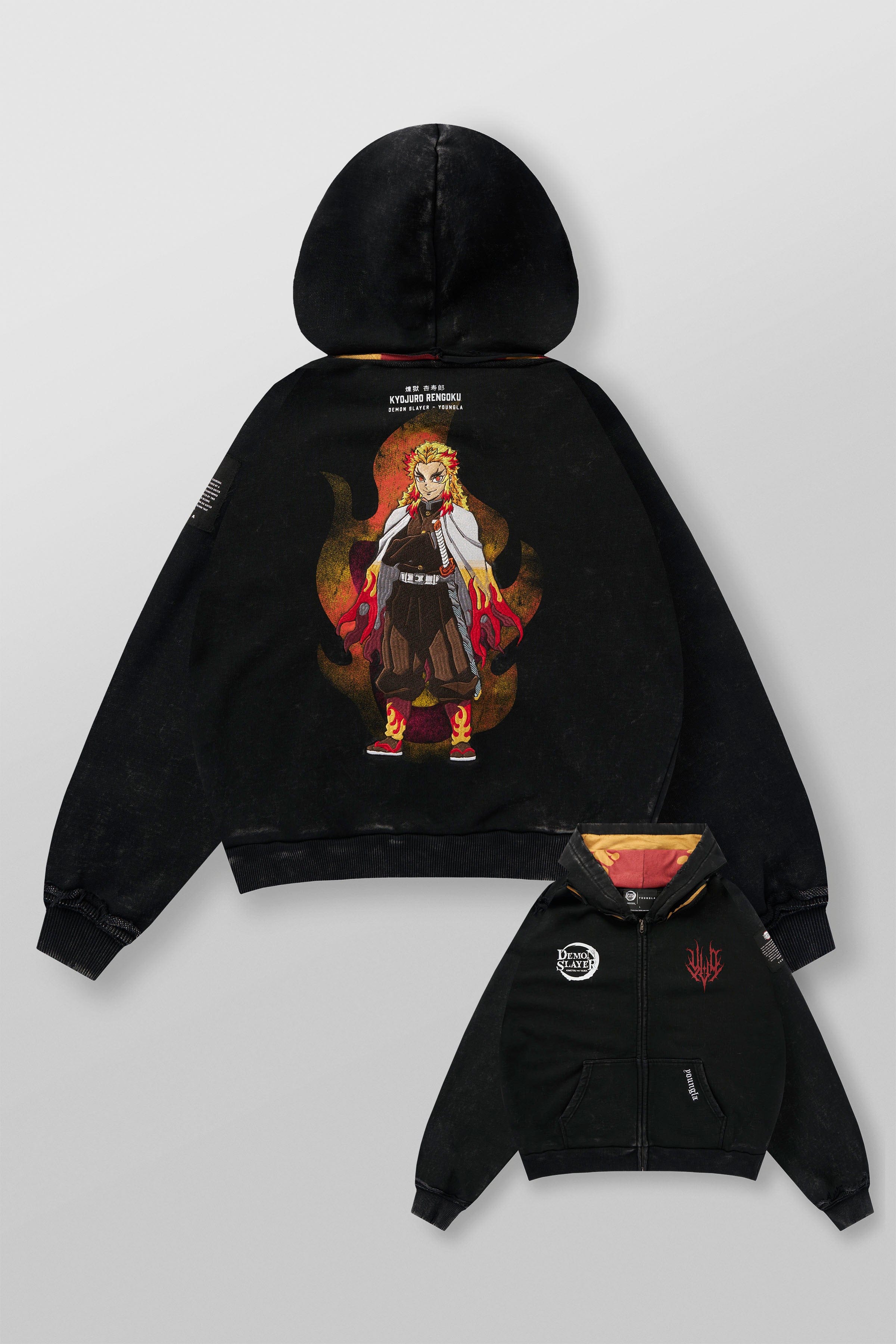 5195 - Demon Slayer: Kimetsu no Yaiba - Zip-ups - Flame Hashira