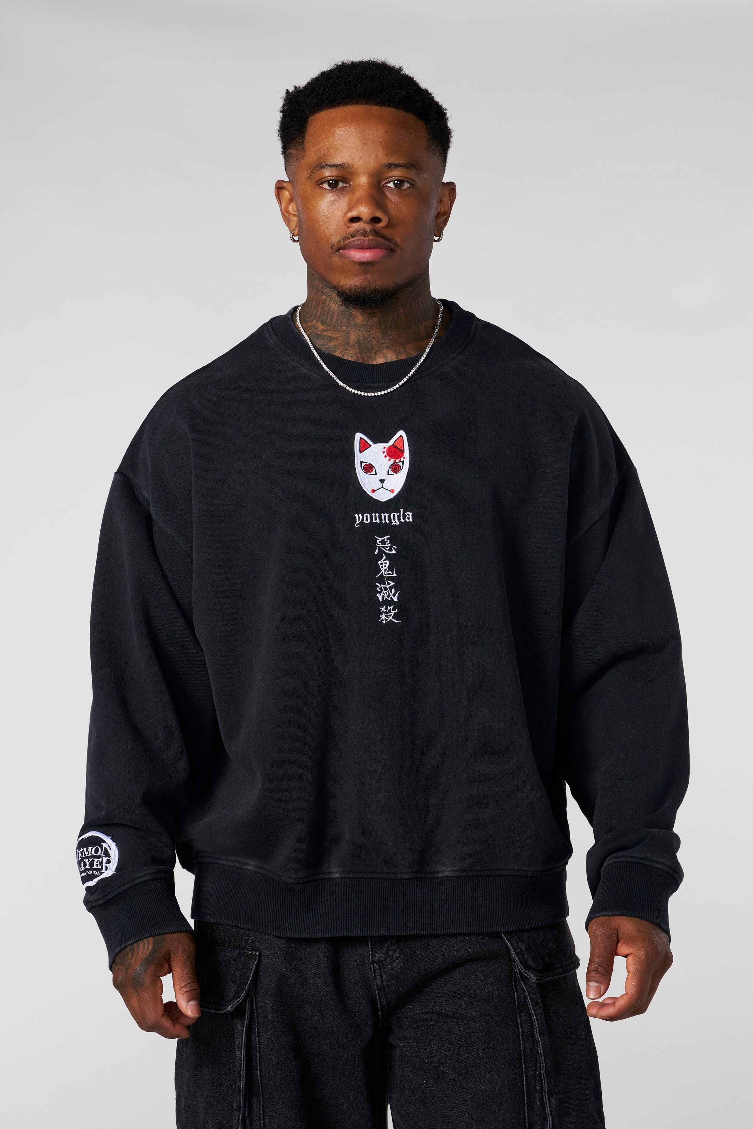 5196 - Demon Slayer: Kimetsu no Yaiba - Crewnecks - Warding Mask