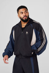 5205 - Fight Week Tracksuit Jacket - Black/Navy